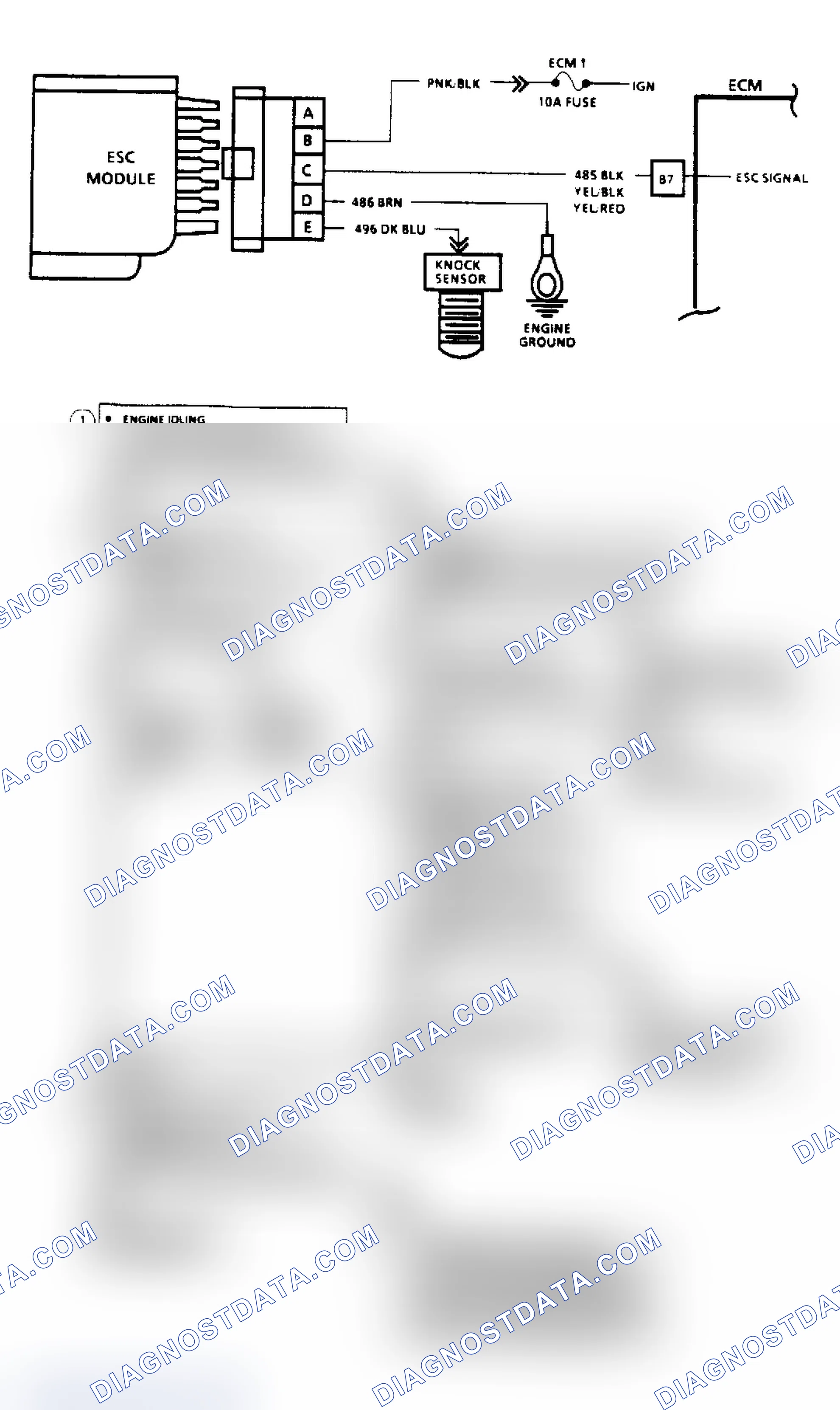 Scheme 139: Code 43 - Electronic Spark Control (2.8/4.3/5.0/5.7L Only) ("SCAN" Diagnostics)