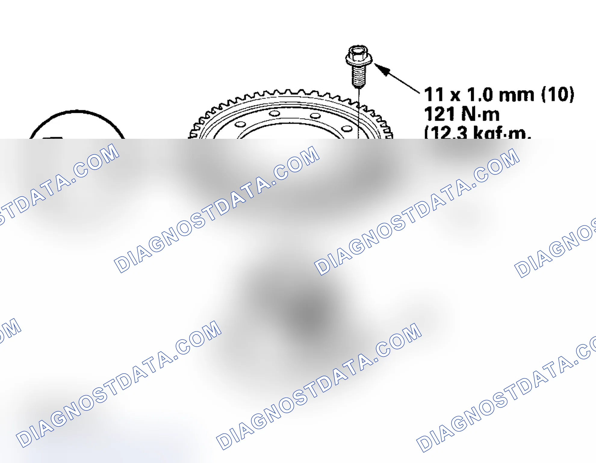 Scheme 216: Differential Carrier, Final Driven Gear Replacement