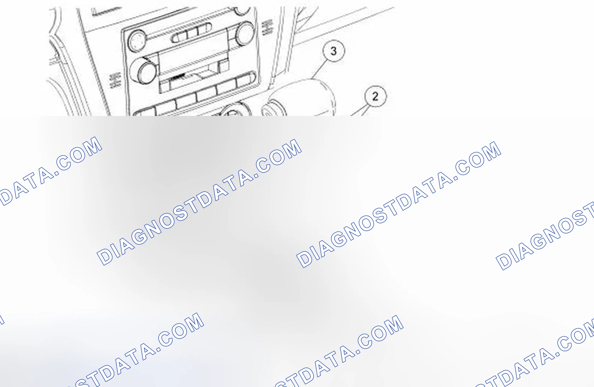 Scheme 65: Selector Lever Knob - 2.3L, 3.0L