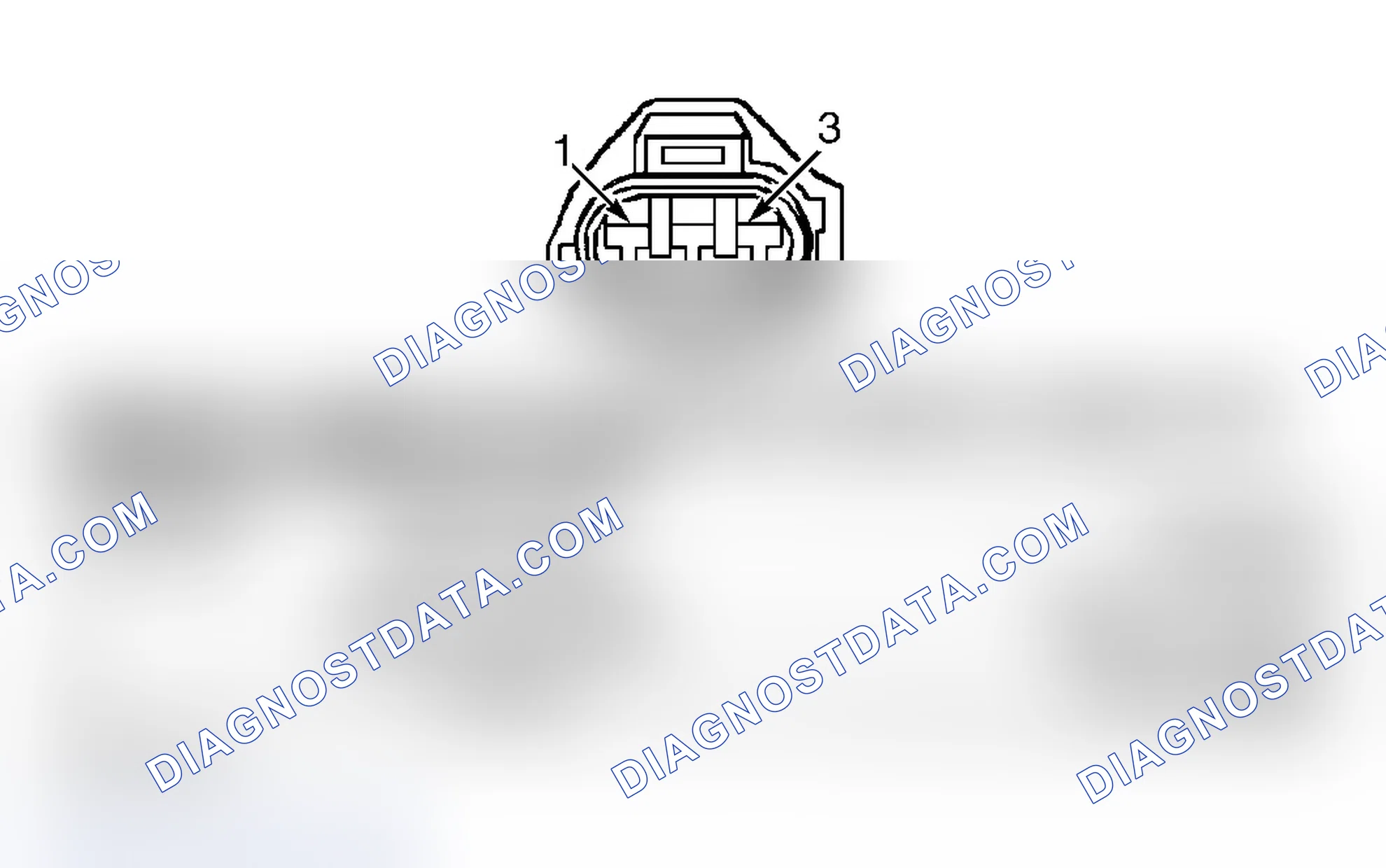 Scheme 24: Manifold Absolute Pressure Sensor Connector End View (2.5L, 3.9L & 5.9L)