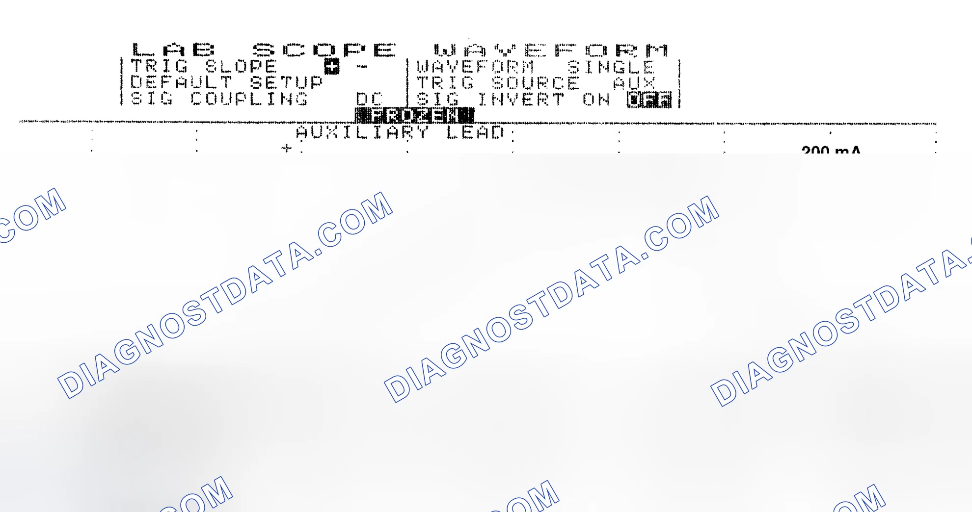 Scheme 13: Single Injector w/Normal Current Flow - Current Pattern