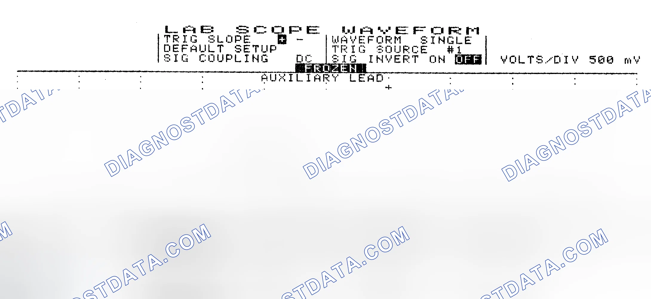 Scheme 10: Single Injector w/Excessive Current Flow - Current Pattern