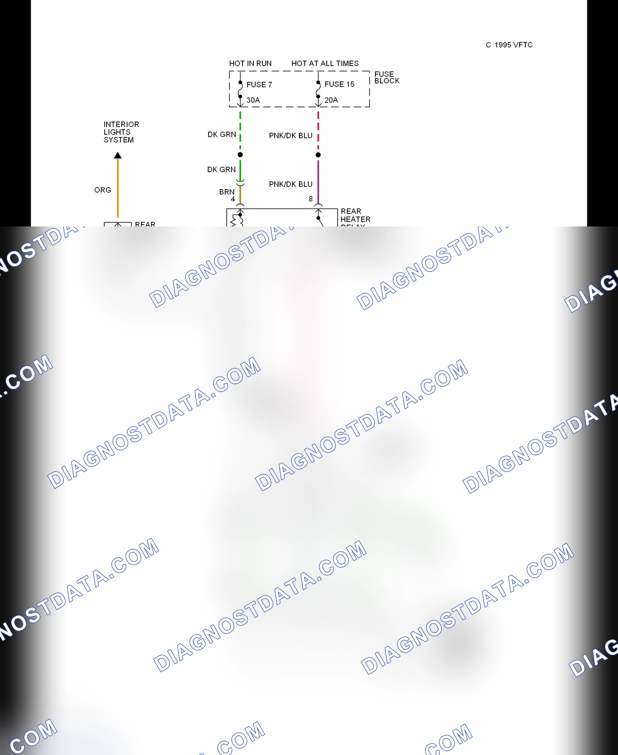 Fig. 10: Auxiliary Heater System Wiring Diagram