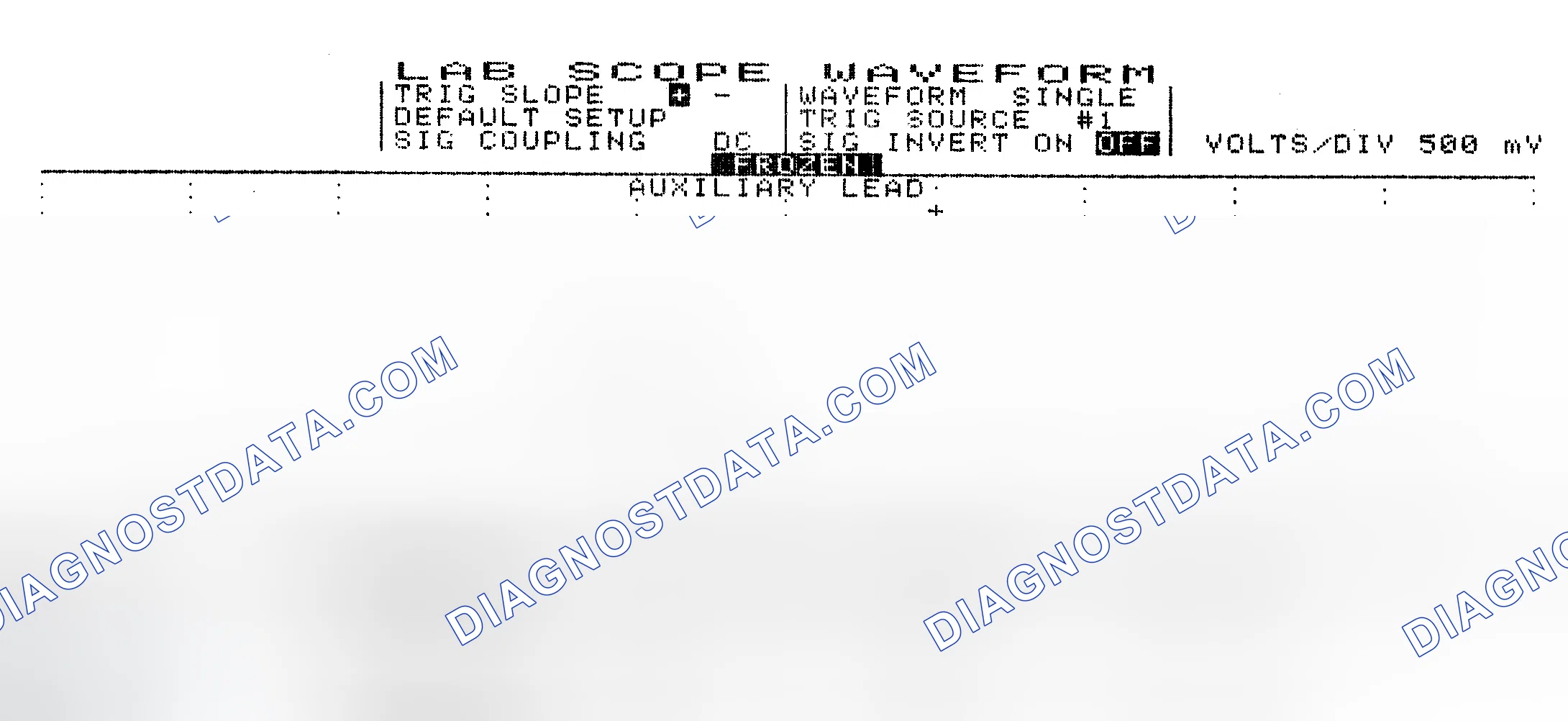 Scheme 10: Single Injector w/Excessive Current Flow - Current Pattern
