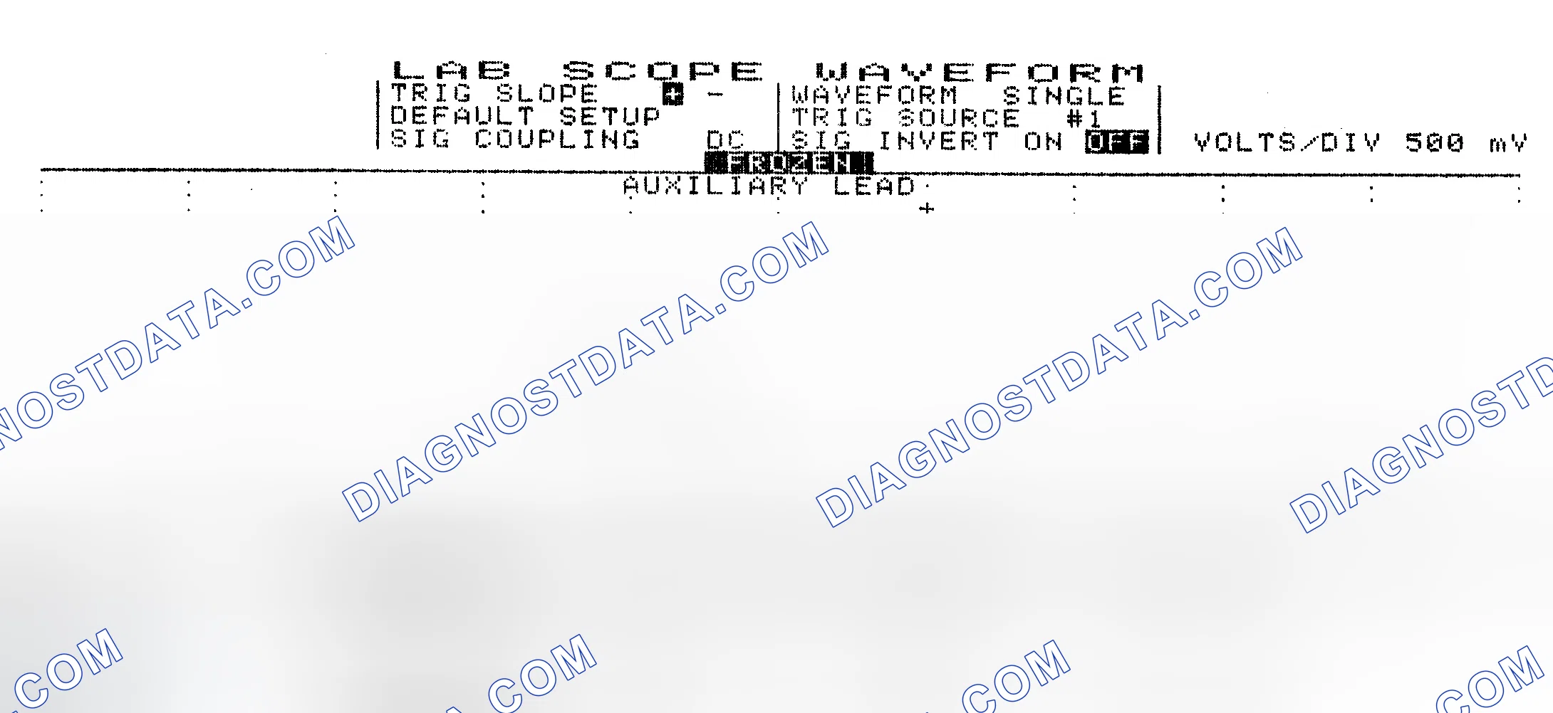 Scheme 10: Single Injector w/Excessive Current Flow - Current Pattern