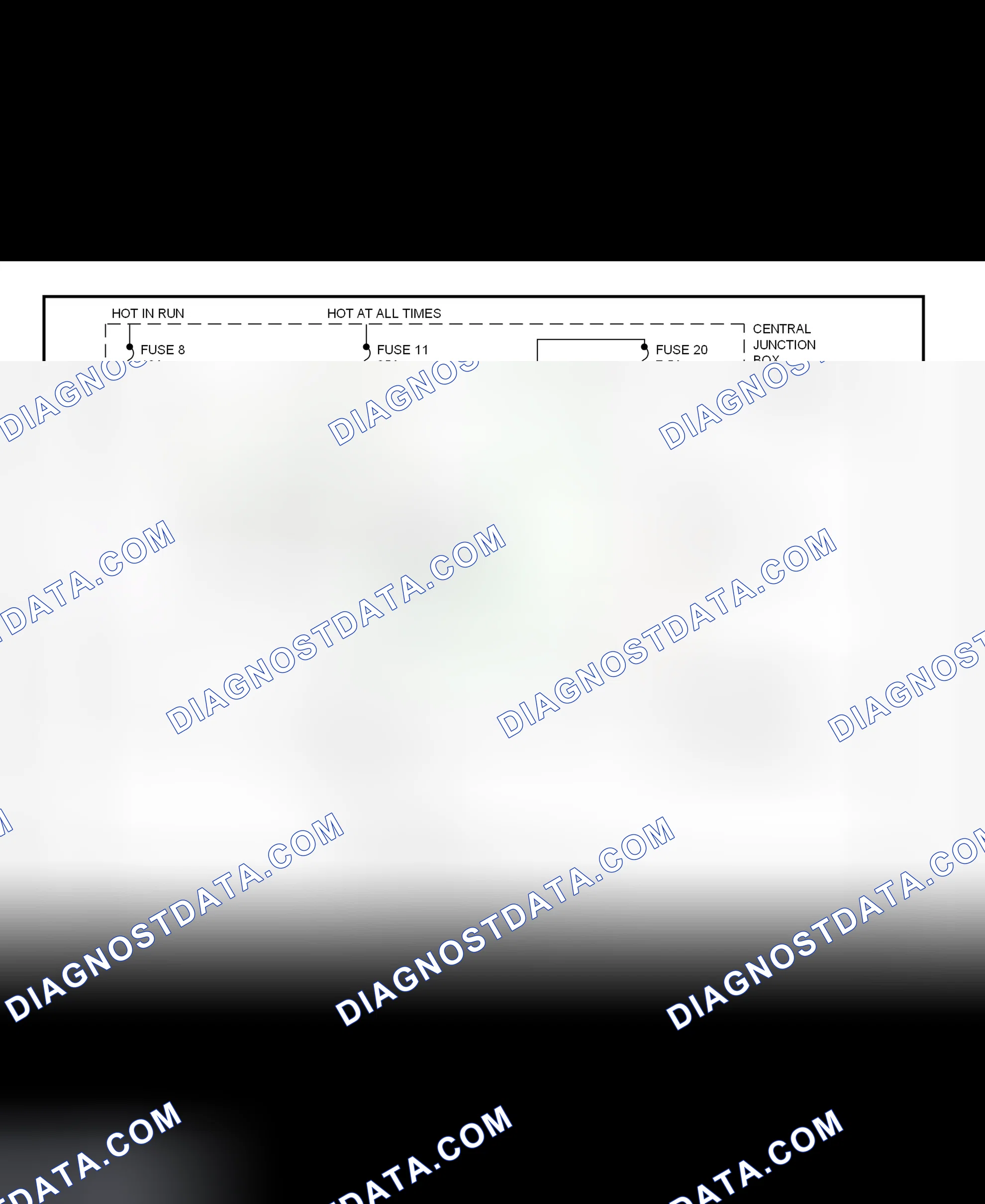 Fig. 208: Shift Interlock System Wiring Diagram (2001 Town Car)