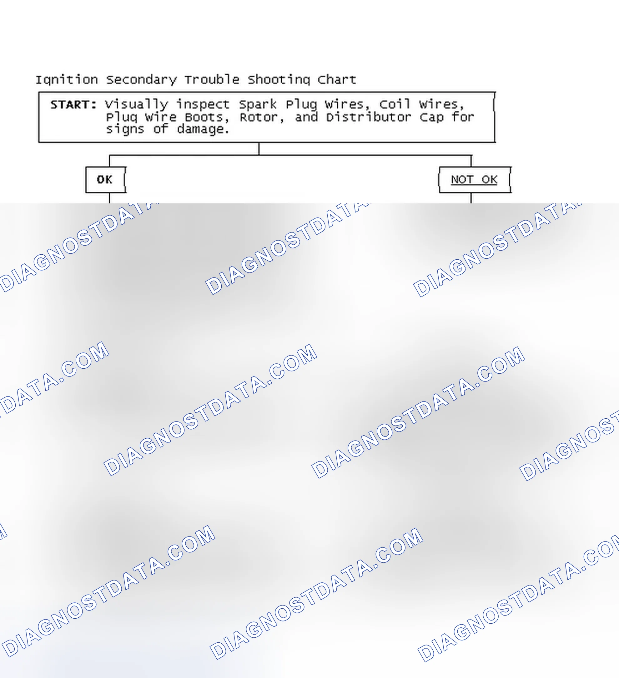 Scheme 1: Ignition Secondary Trouble Shooting Chart