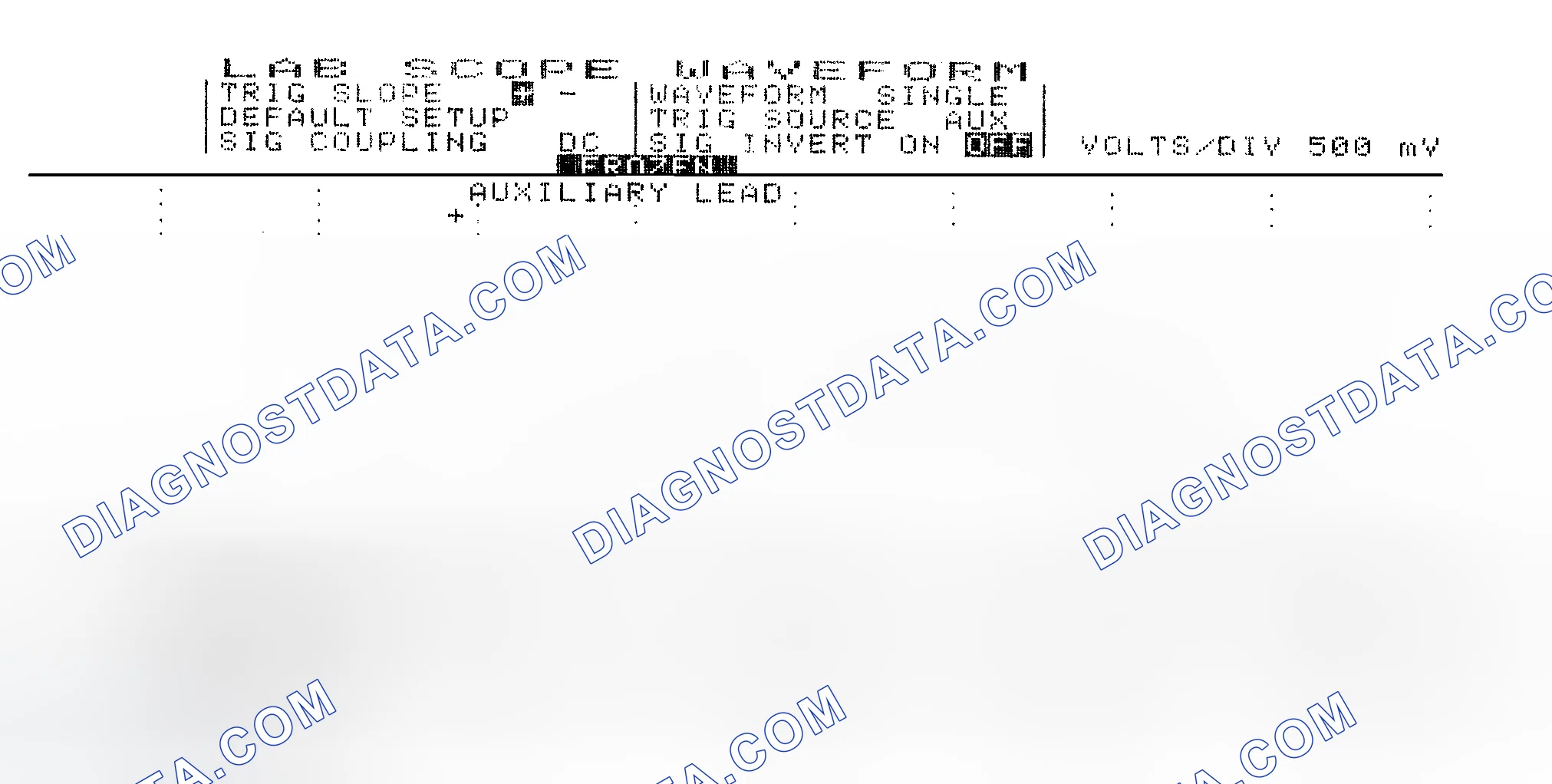Scheme 14: Single Injector w/Excessive Current Flow - Current Pattern