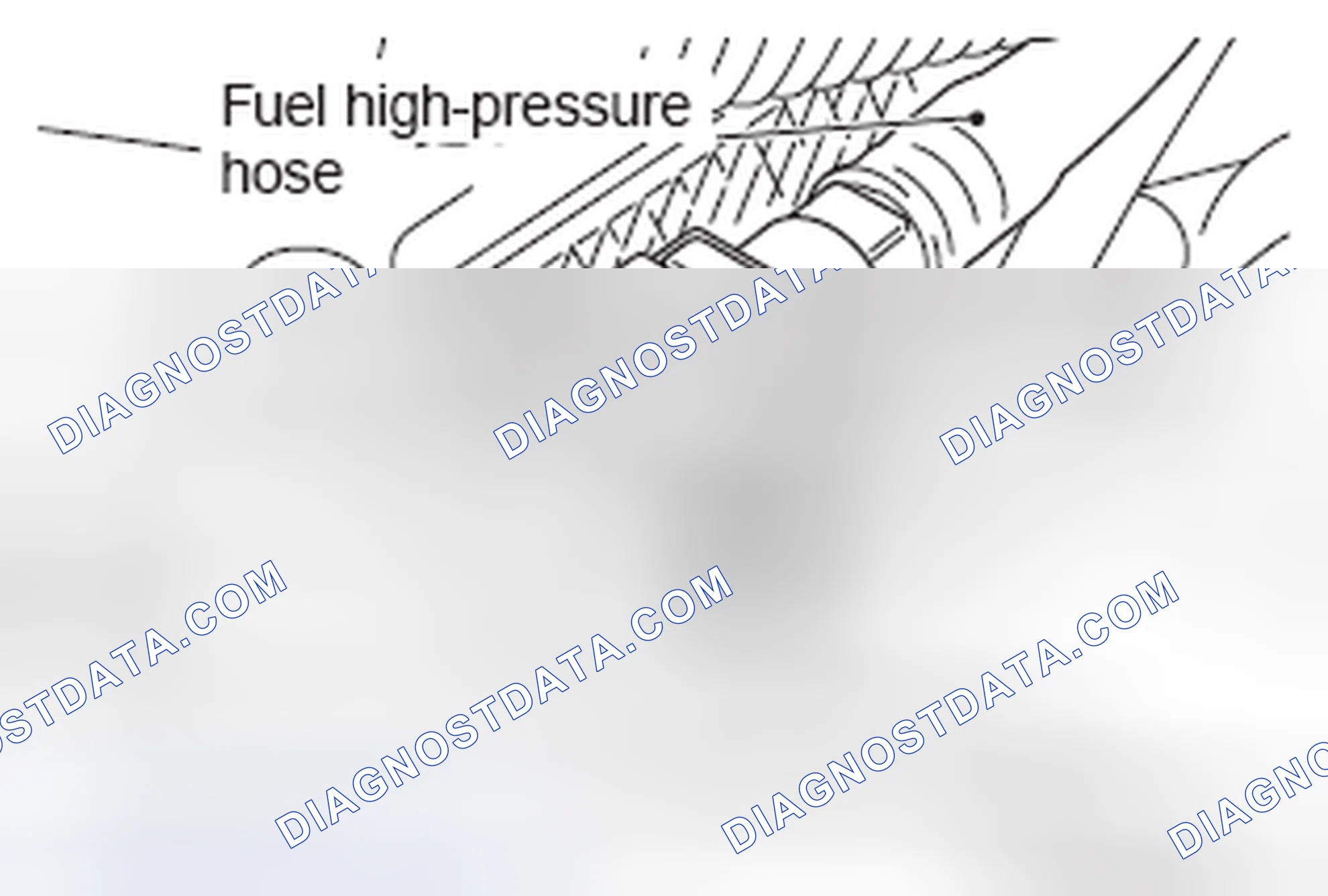 Scheme 56: << B >> FUEL HIGH-PRESSURE HOSE DISCONNECTION