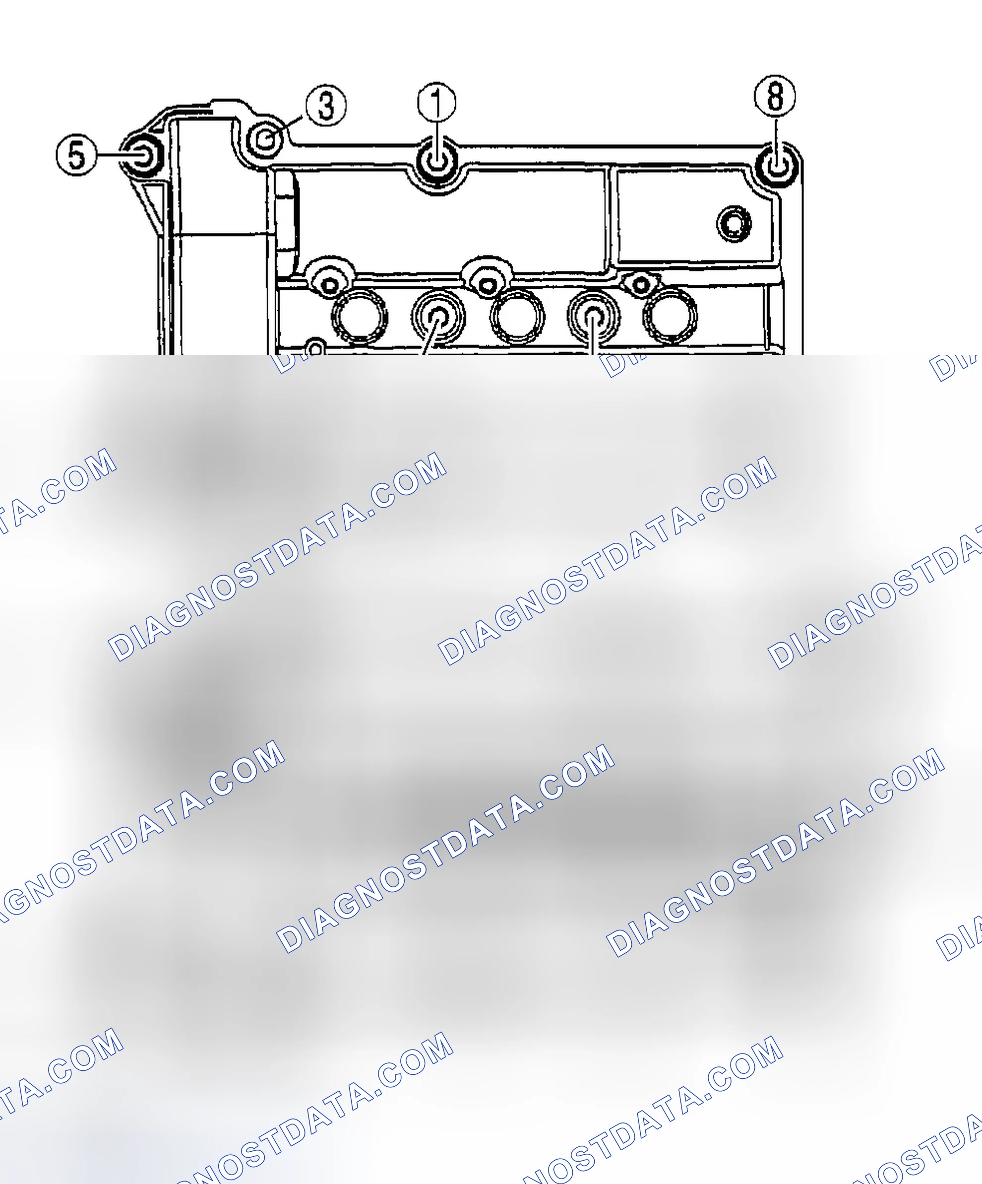 Scheme 117: CYLINDER HEAD COVER DISASSEMBLY NOTE