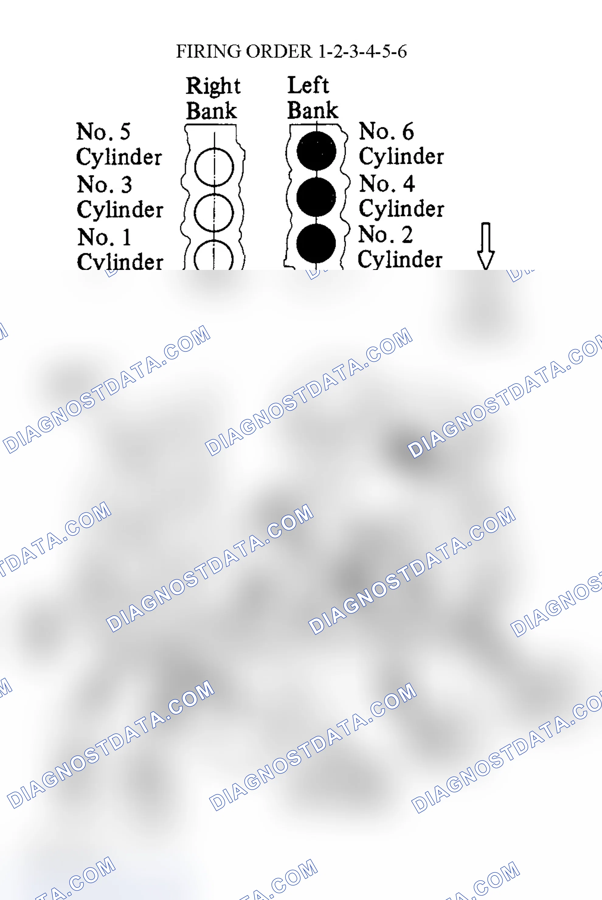 Scheme 7: Spark Plug Wire Routing (Tacoma 3.4L, Tundra 3.4L & 4Runner 3.4L)