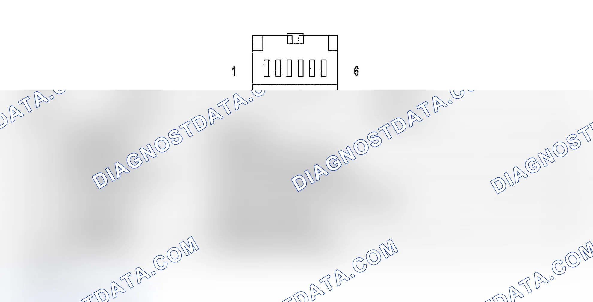 Scheme 757: CLOCKSPRING CONNECTOR END VIEW