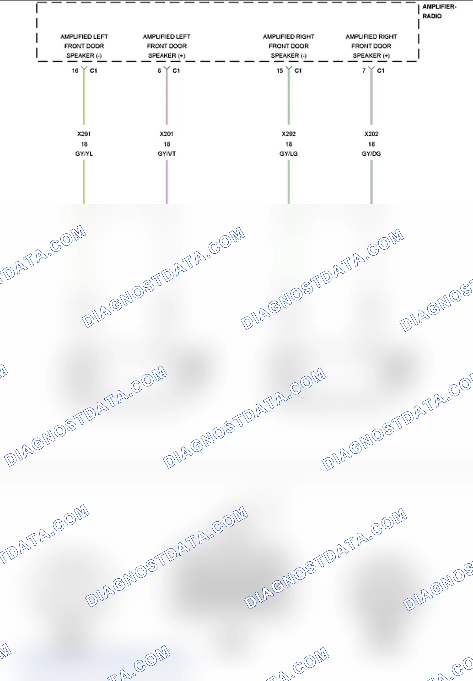 Scheme 157: B146B-CHANNEL 3 AUDIO SPEAKER OUTPUT CIRCUIT LOW