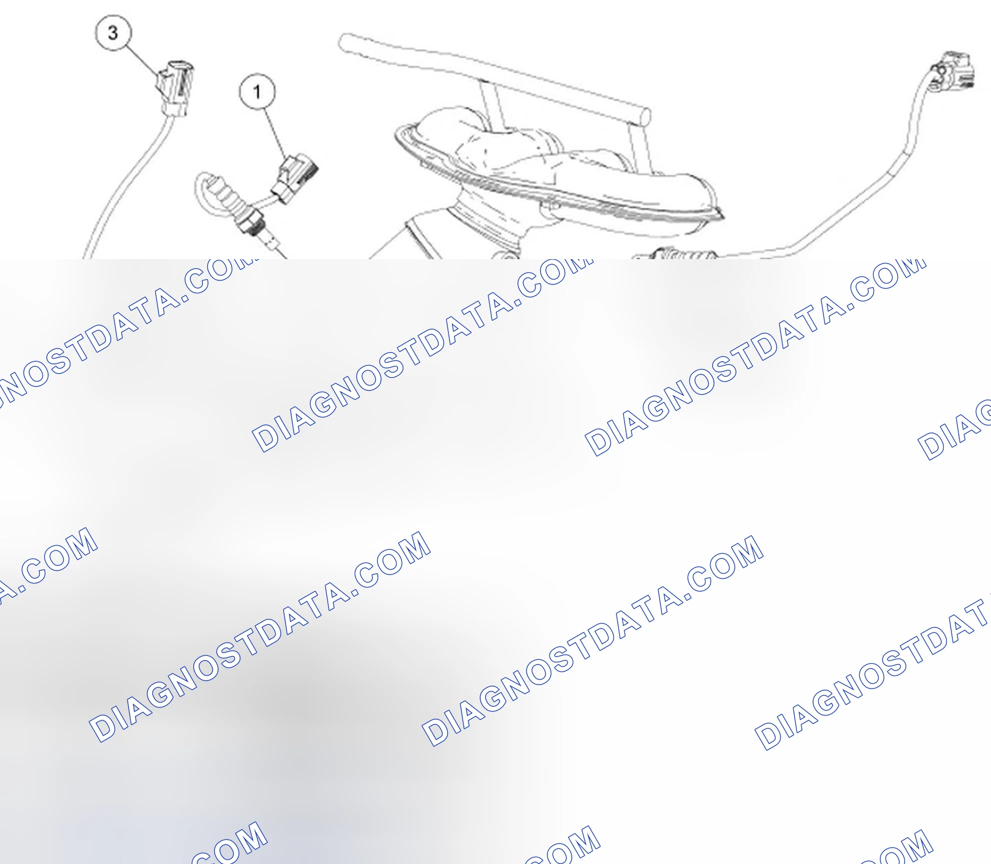 Scheme 23: Heated Oxygen Sensor (HO2S) and Catalyst Monitor Sensor - Exploded View