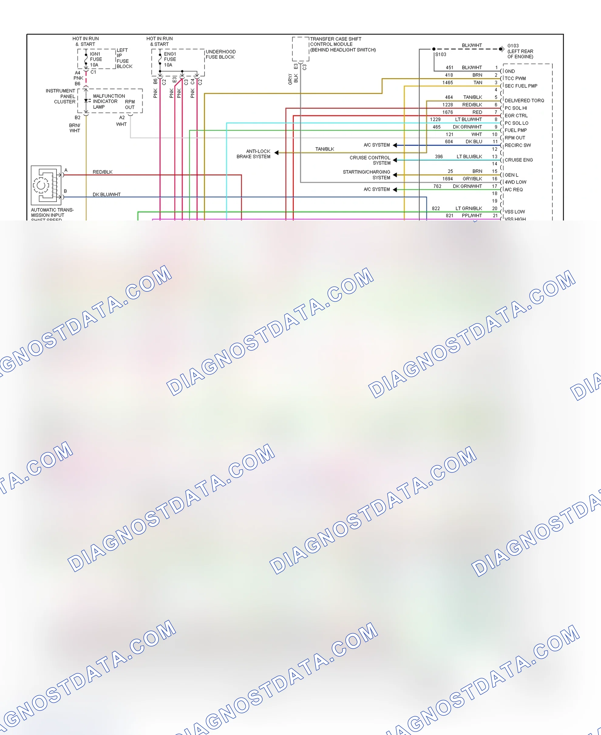 Scheme 50: PCM Wiring Diagram (Escalade, Escalade EXT, Sierra, Silverado, Suburban & Yukon XL - 6.0L Gasoline - With Case & Isolated Ground HO2S - 5 Of 5)