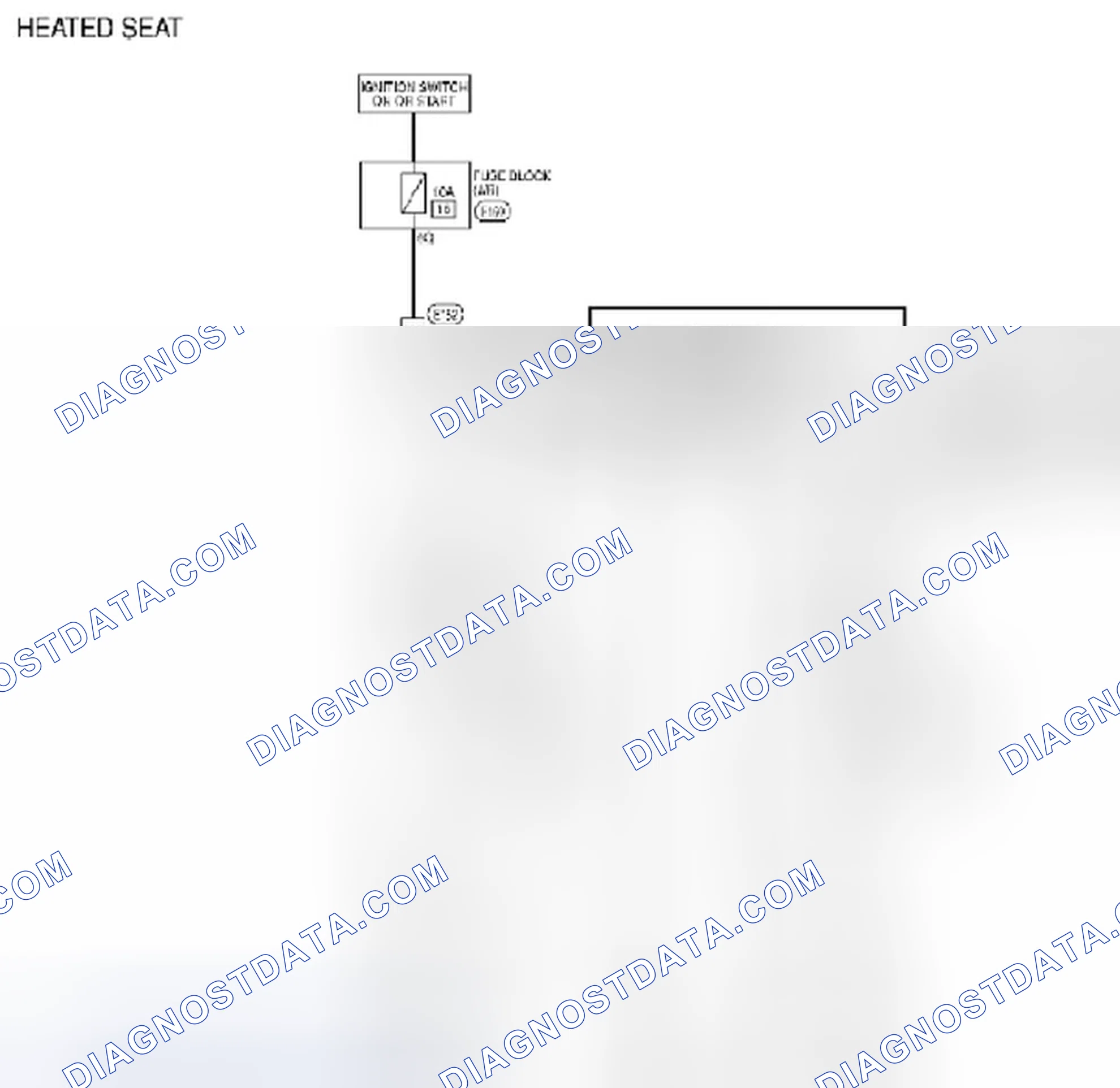 Scheme 204: Heated Seat: Wiring Diagram