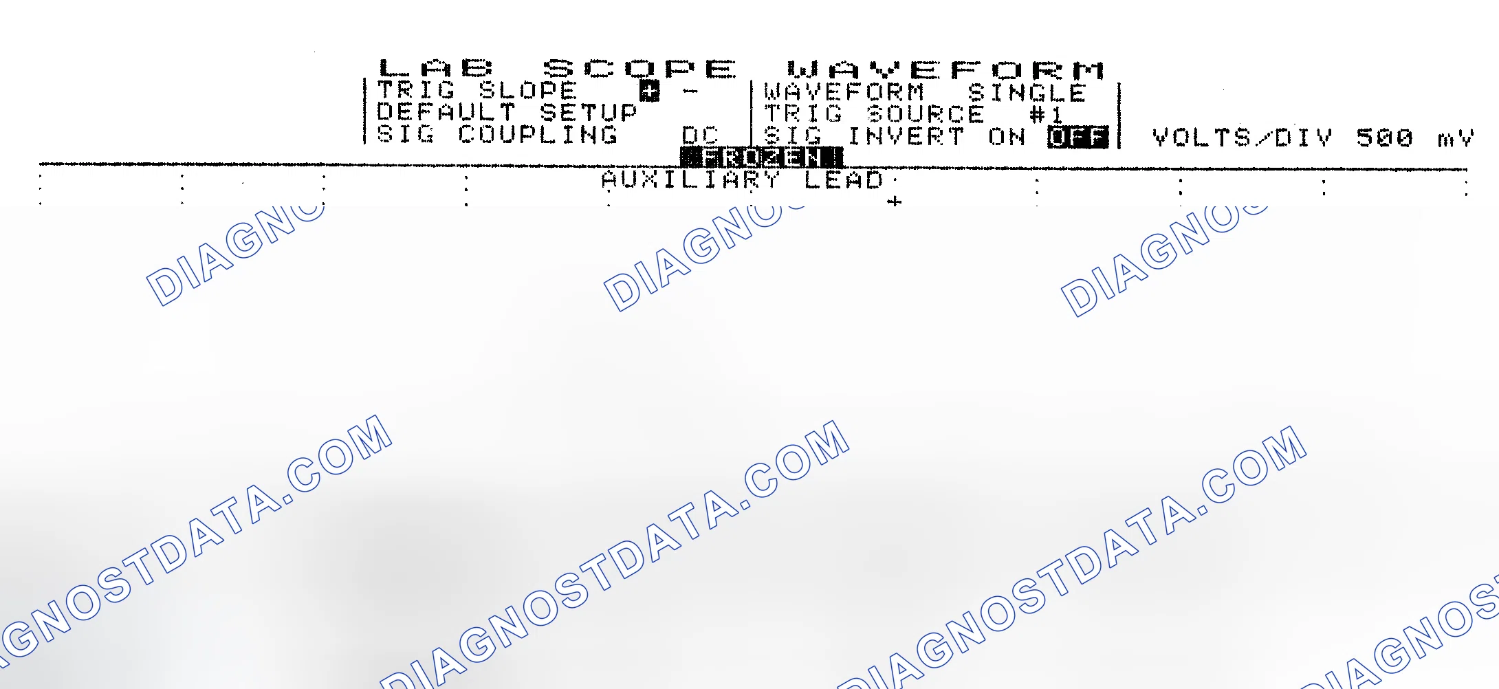 Scheme 10: Single Injector w/Excessive Current Flow - Current Pattern
