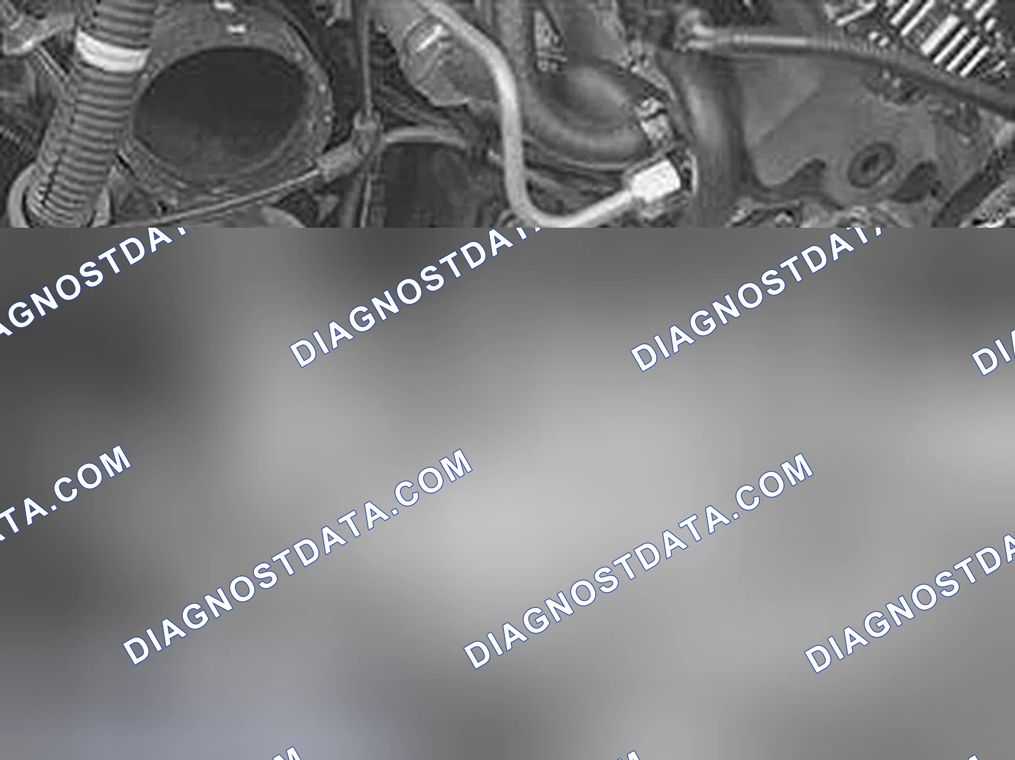 Scheme 1214: Installing screws for the transmission and starter motor