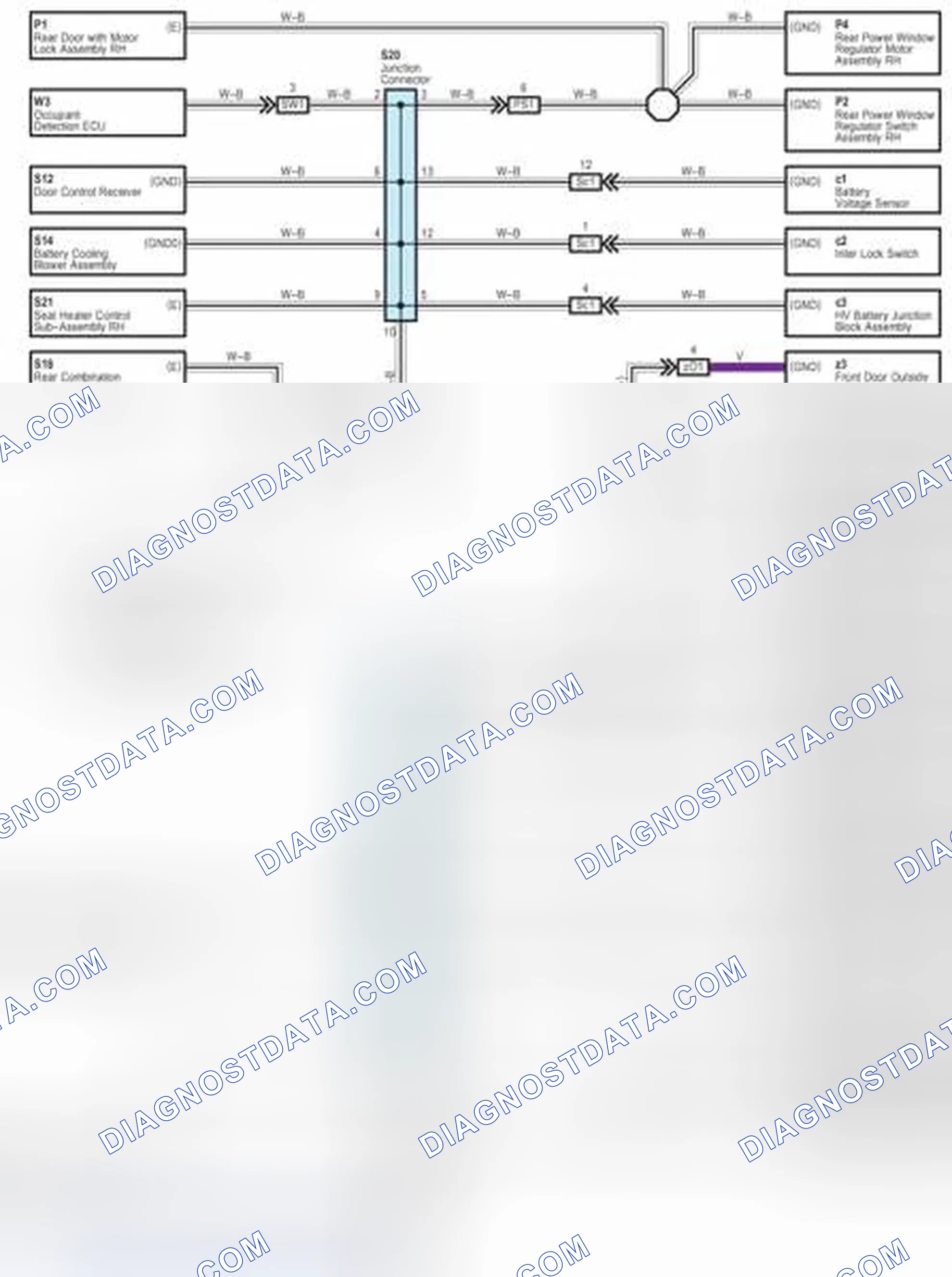 Scheme 609: Ground Point Electrical Wiring Diagram (7 Of 8)