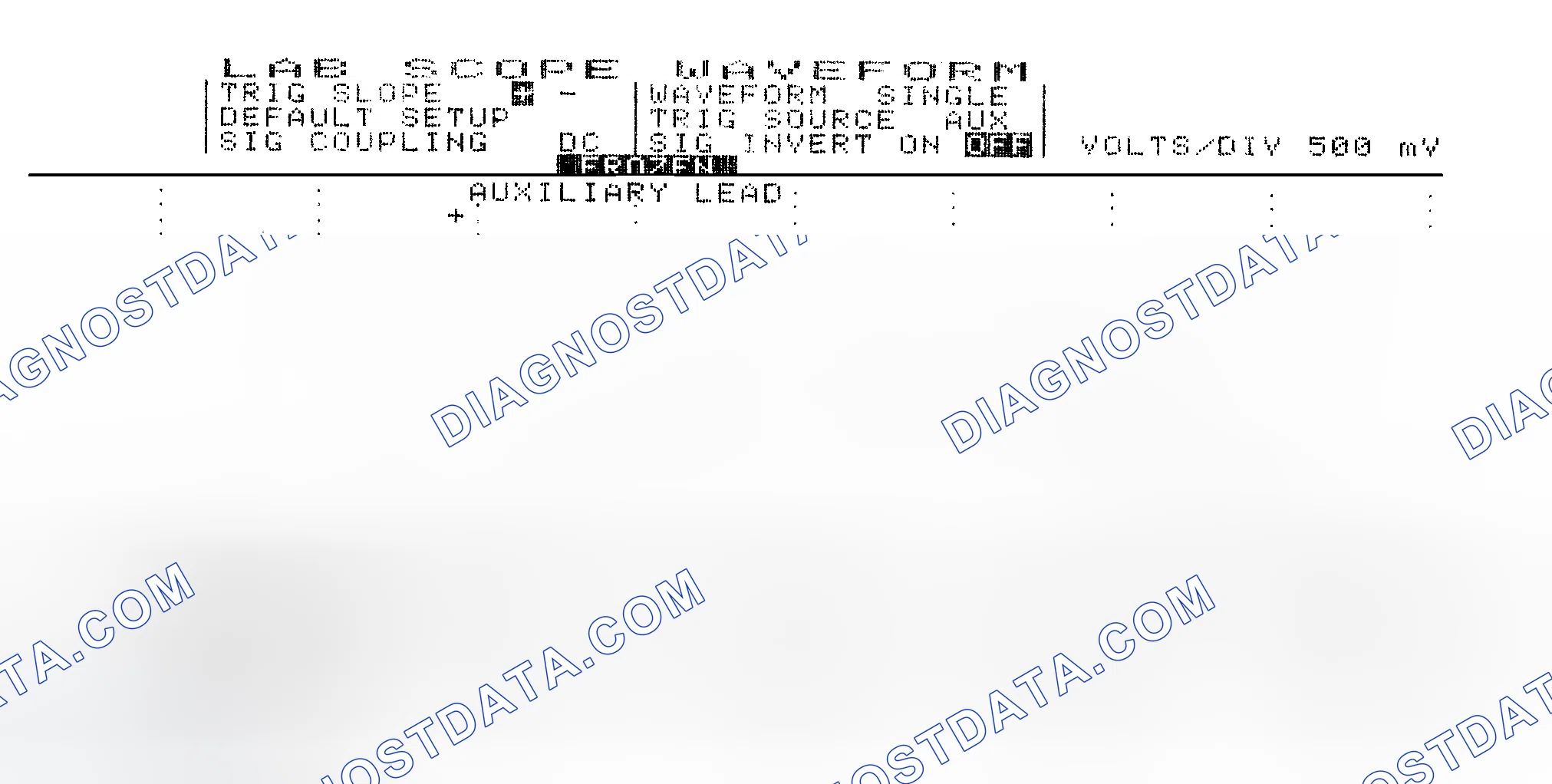 Scheme 14: Single Injector w/Excessive Current Flow - Current Pattern