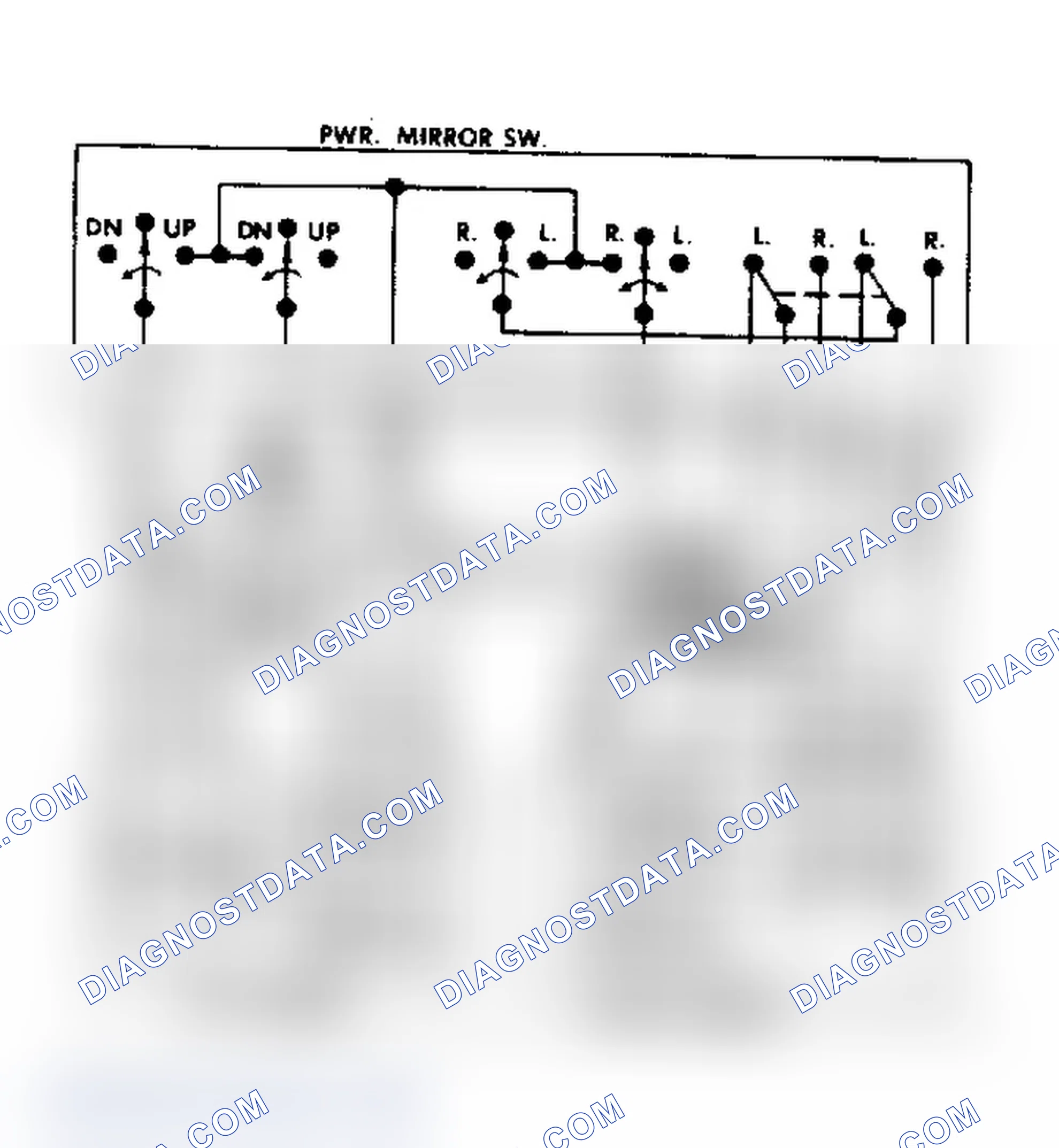Scheme 1: Power Mirror Wiring Diagram