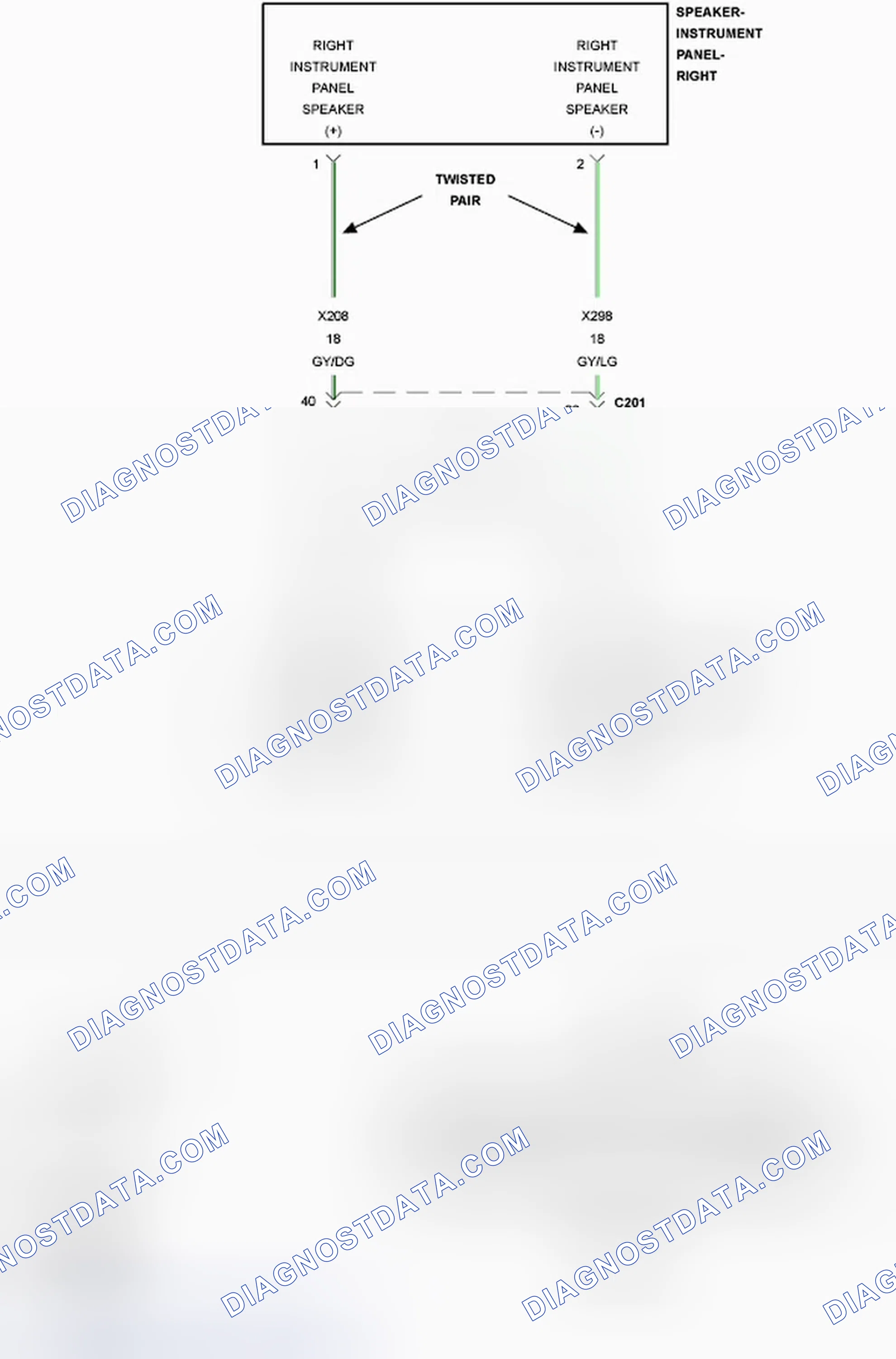Scheme 31: B1466-CHANNEL 2 AUDIO SPEAKER OUTPUT CIRCUIT LOW
