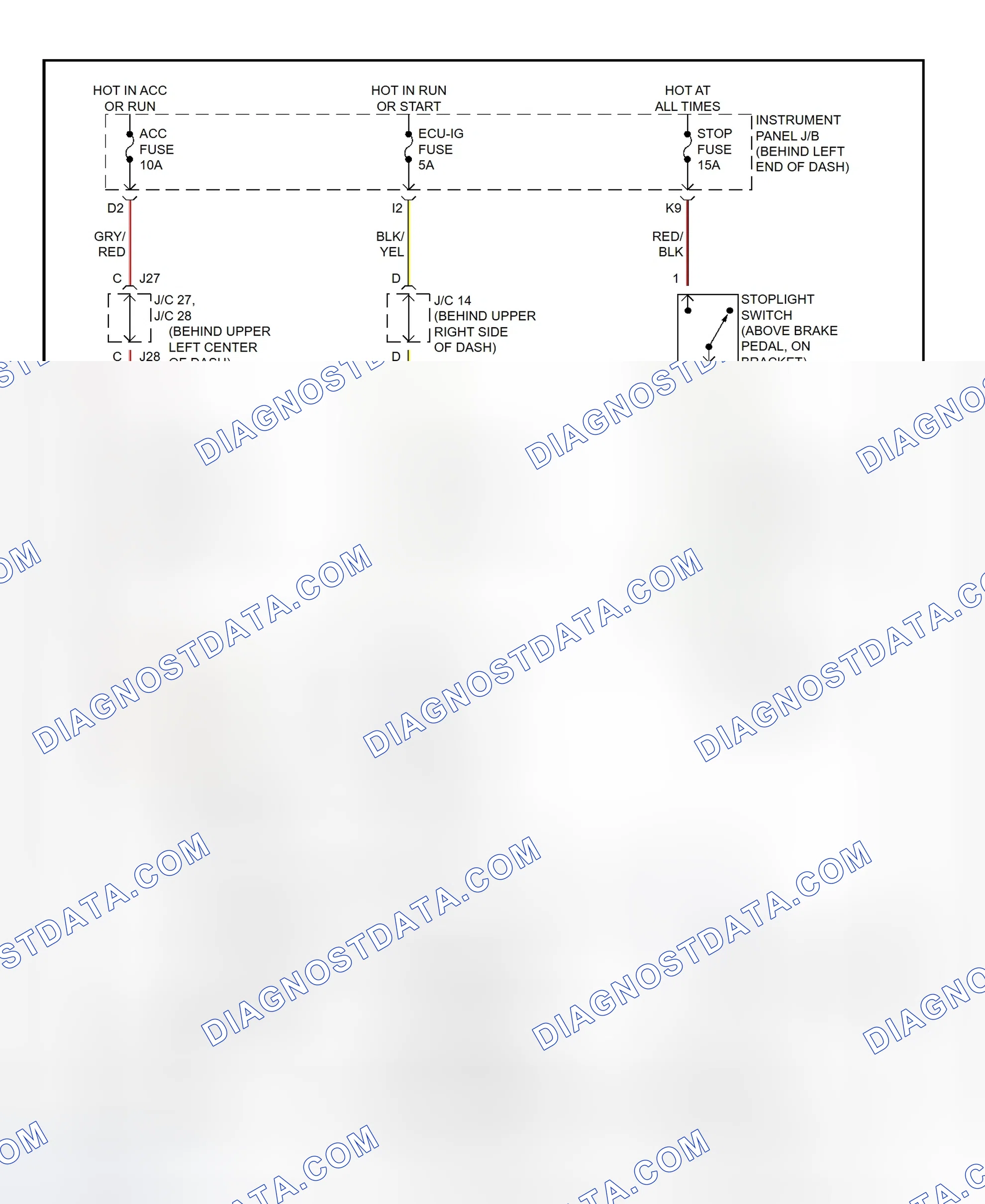 Scheme 445: Shift Interlock System Wiring Diagram (2001 - Toyota Prius)