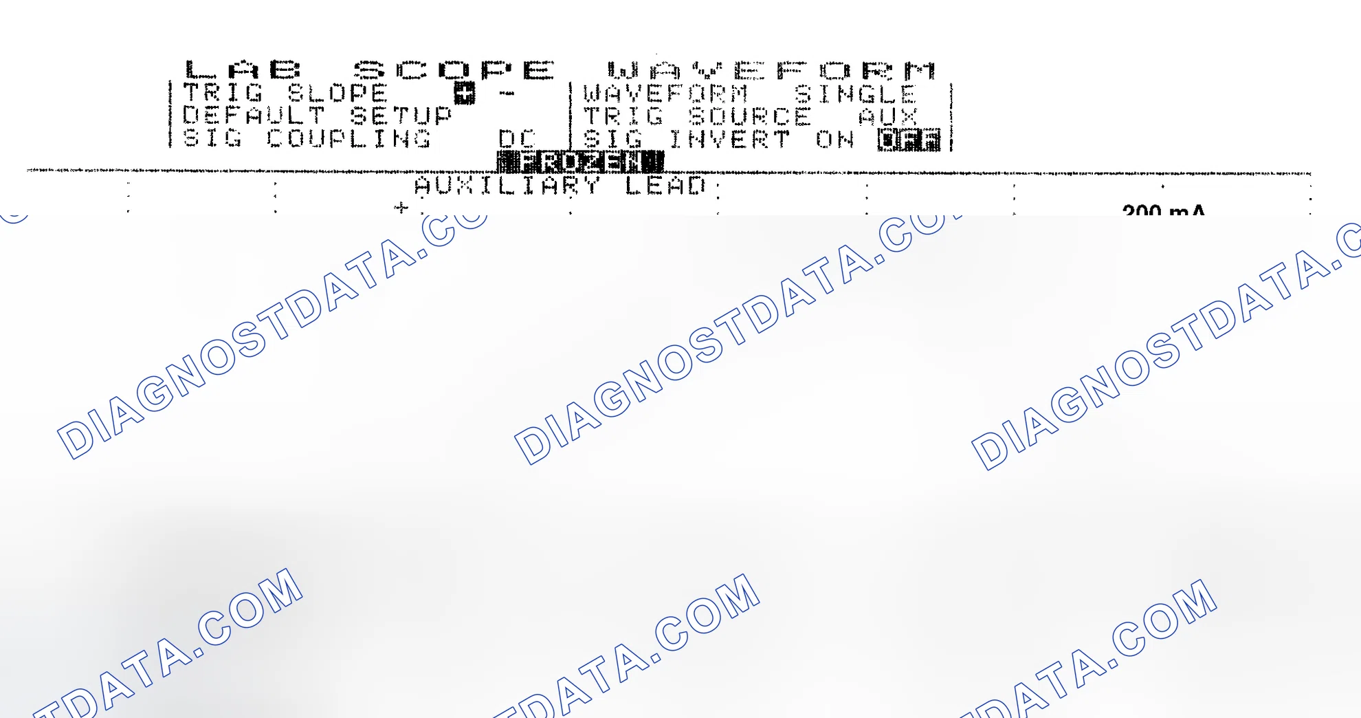 Scheme 13: Single Injector w/Normal Current Flow - Current Pattern