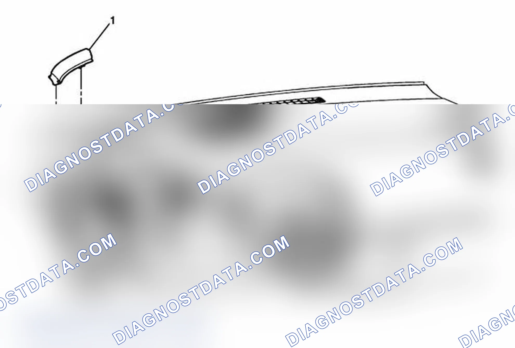 Scheme 53: Instrument Panel Upper Molding Replacement - Left Side