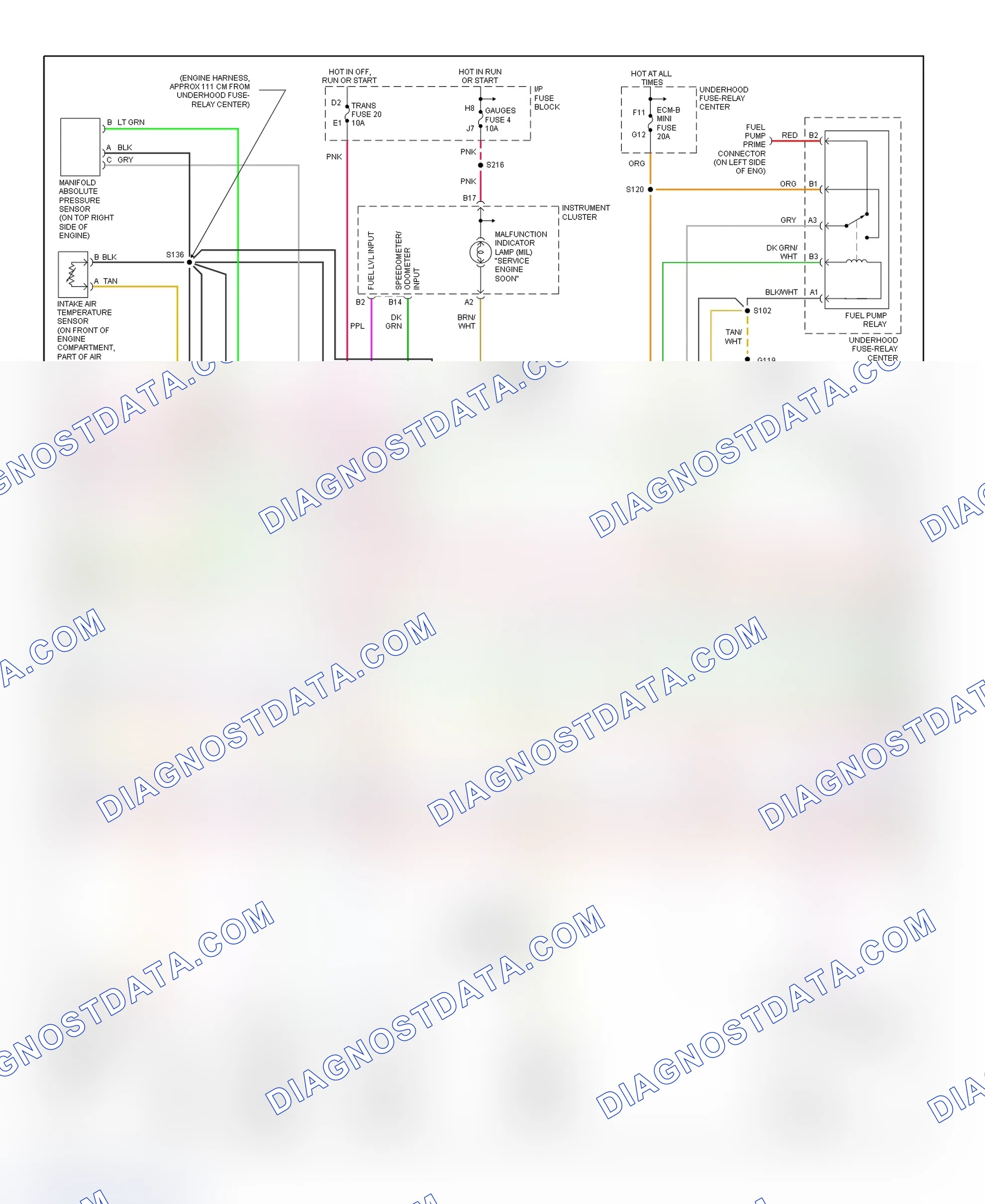 Scheme 50: PCM Wiring Diagram (Express & Savana - 4.3L - 3 Of 4)