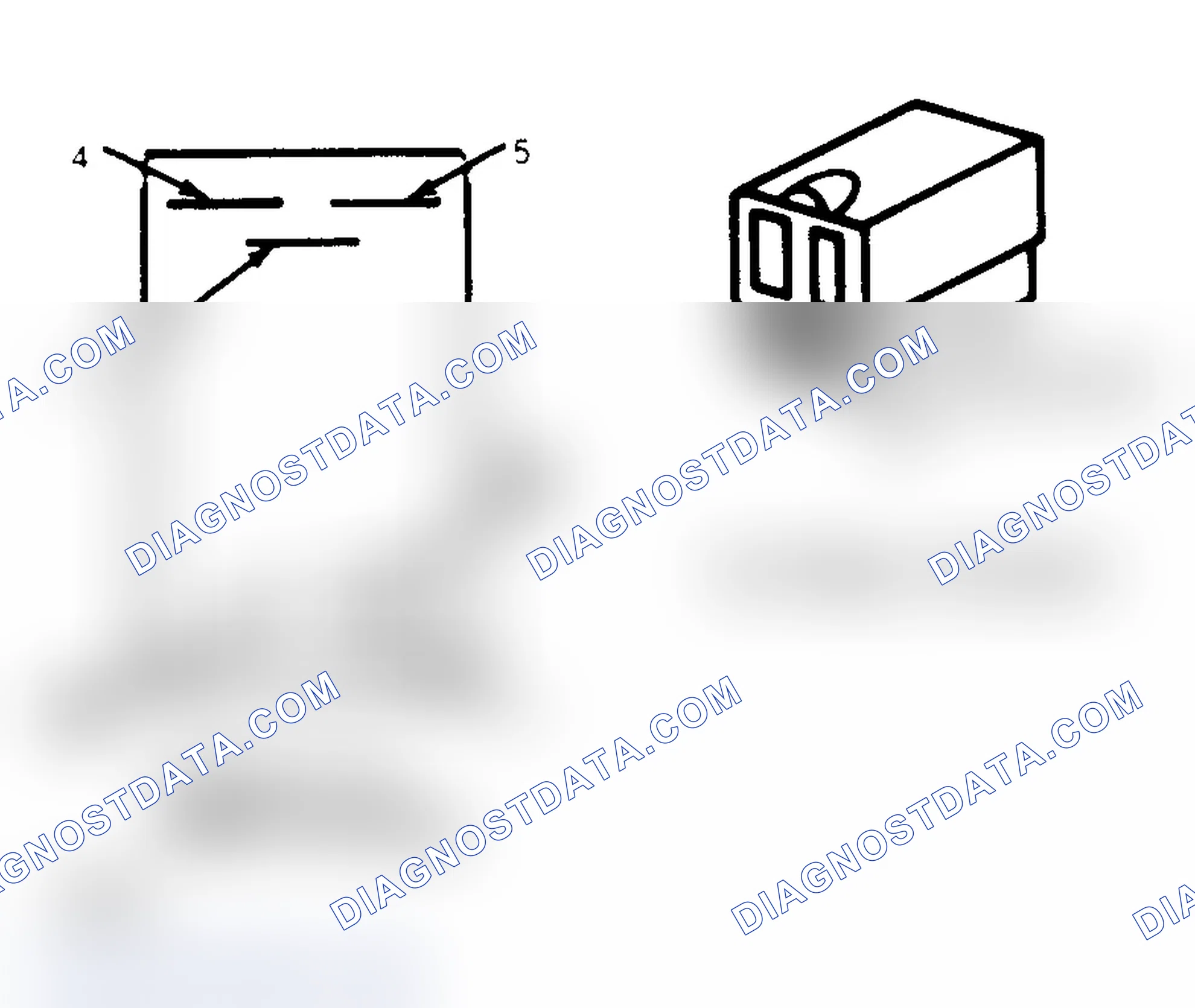 Scheme 158: Radiator Fan Relay Terminals & Fan Relay Connector