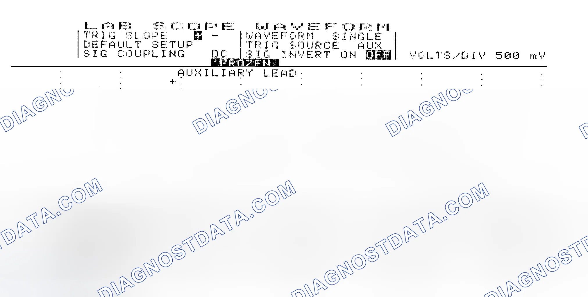 Scheme 14: Single Injector w/Excessive Current Flow - Current Pattern