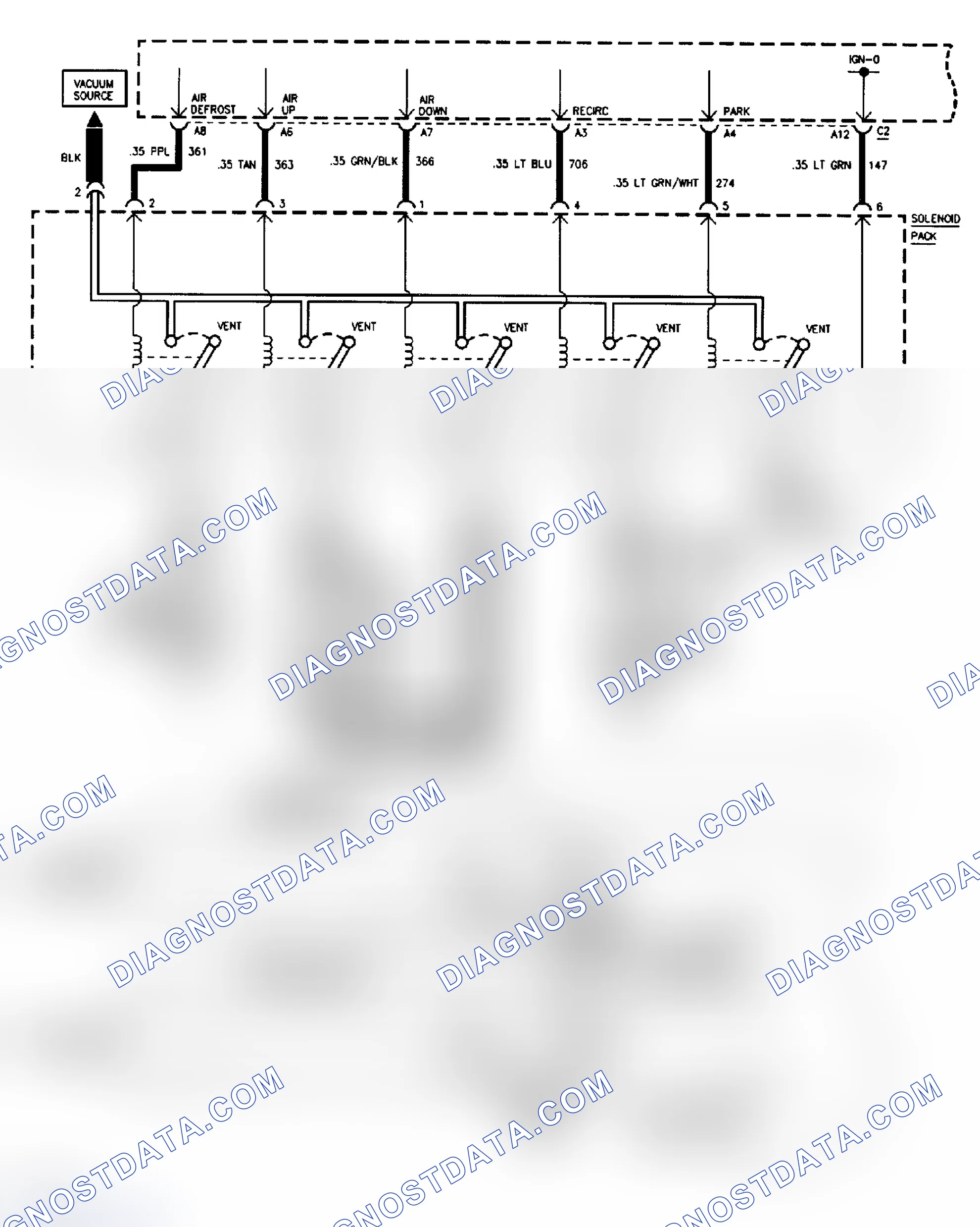 Scheme 14: VACUUM HOSE DIAGRAM(S)