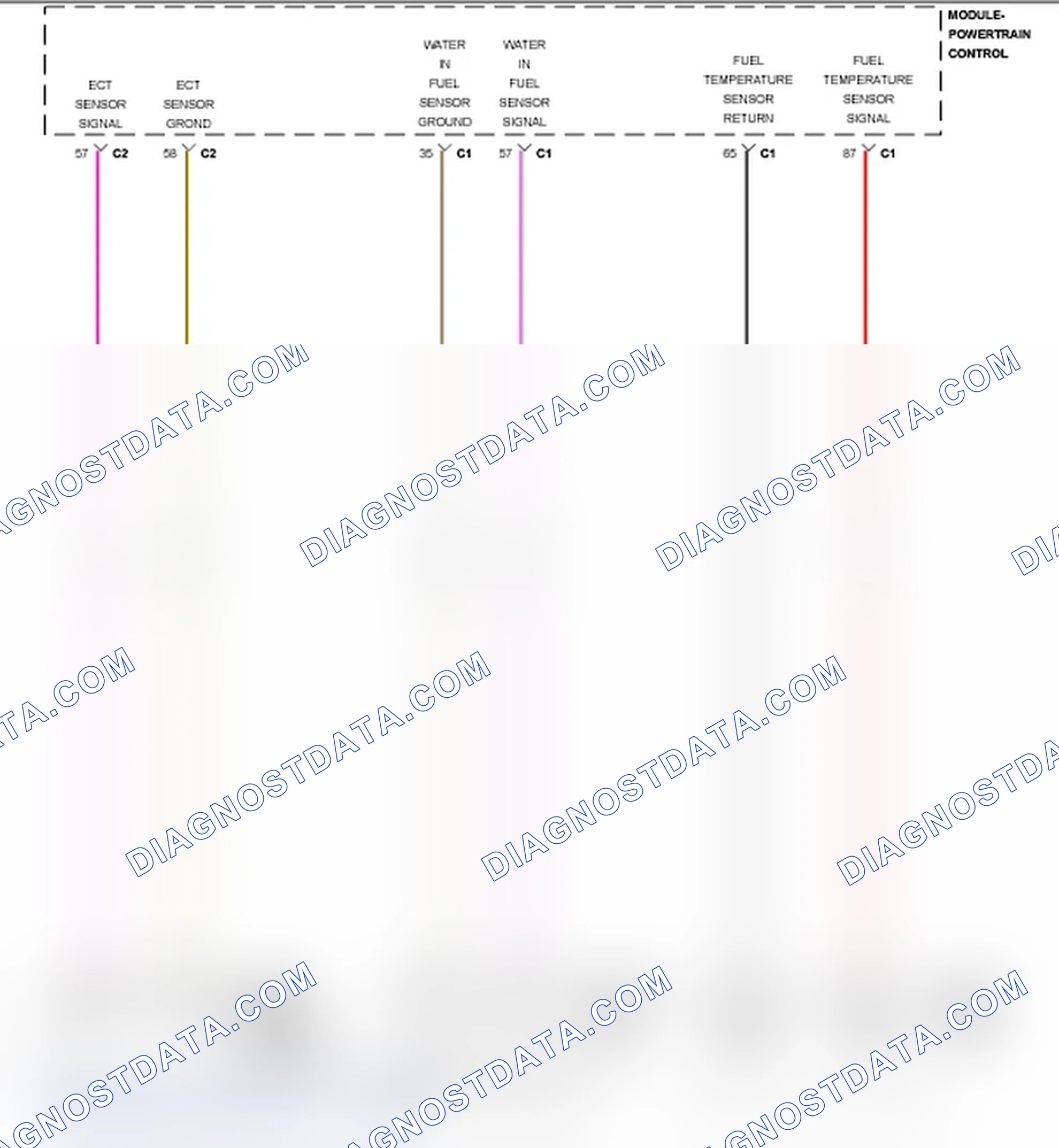 Scheme 546: P0117-ENGINE COOLANT TEMPERATURE SENSOR CIRCUIT LOW