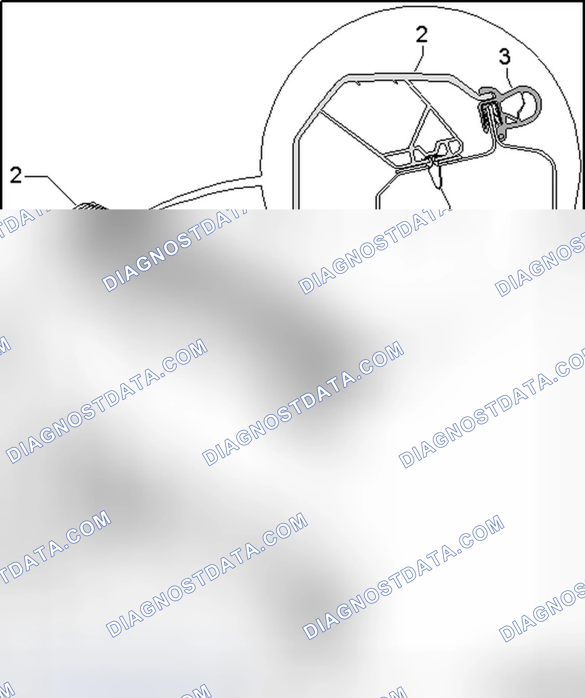 Scheme 20: REAR CROSS PANEL TRIM COMPONENT OVERVIEW, AWD