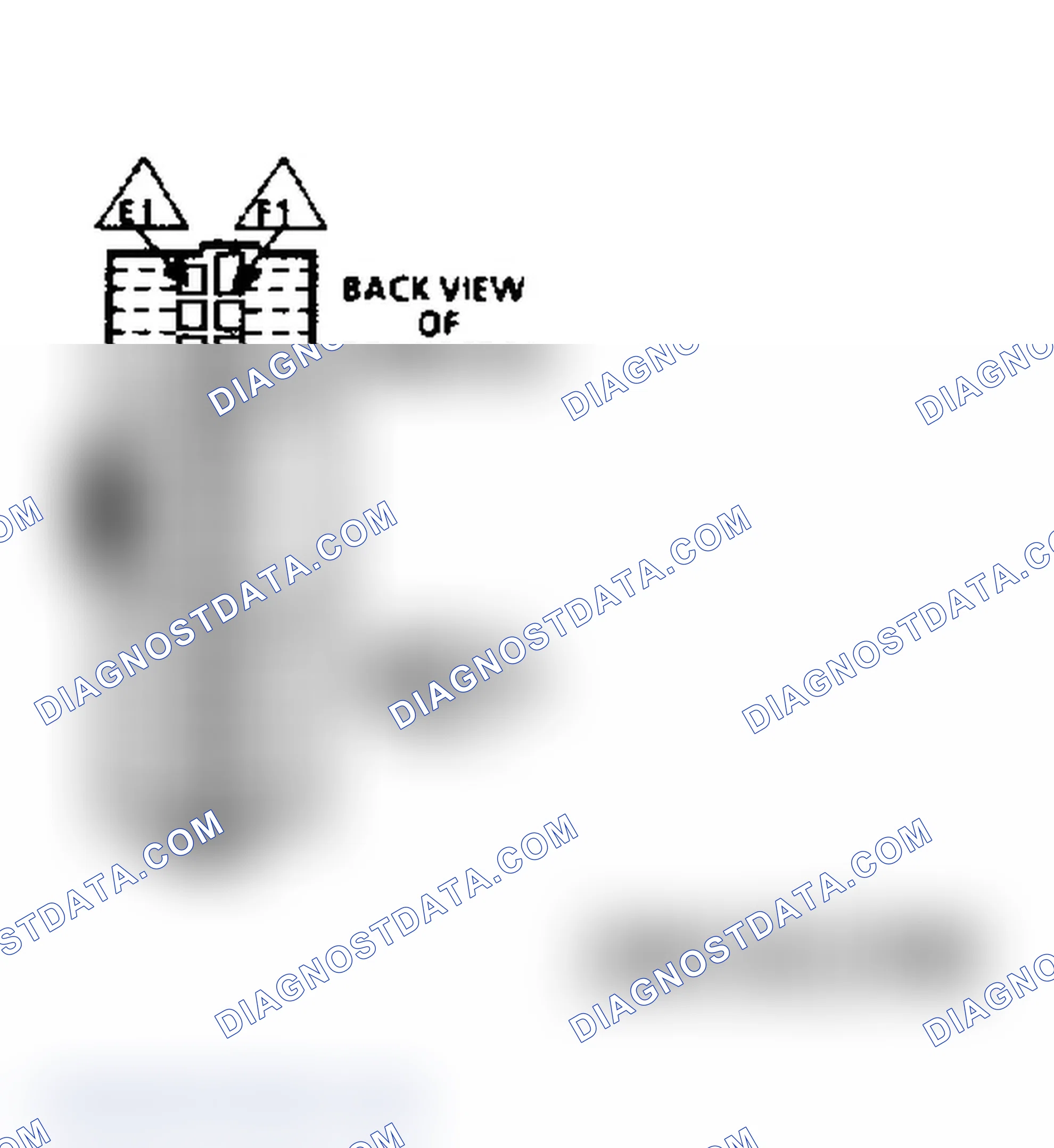 Scheme 6: VCM Terminal E-F Connector - Blue (3 Of 4) ("C" & "K" Series 4.3L, 5.0L & 5.7L With 4L60-E A/T)