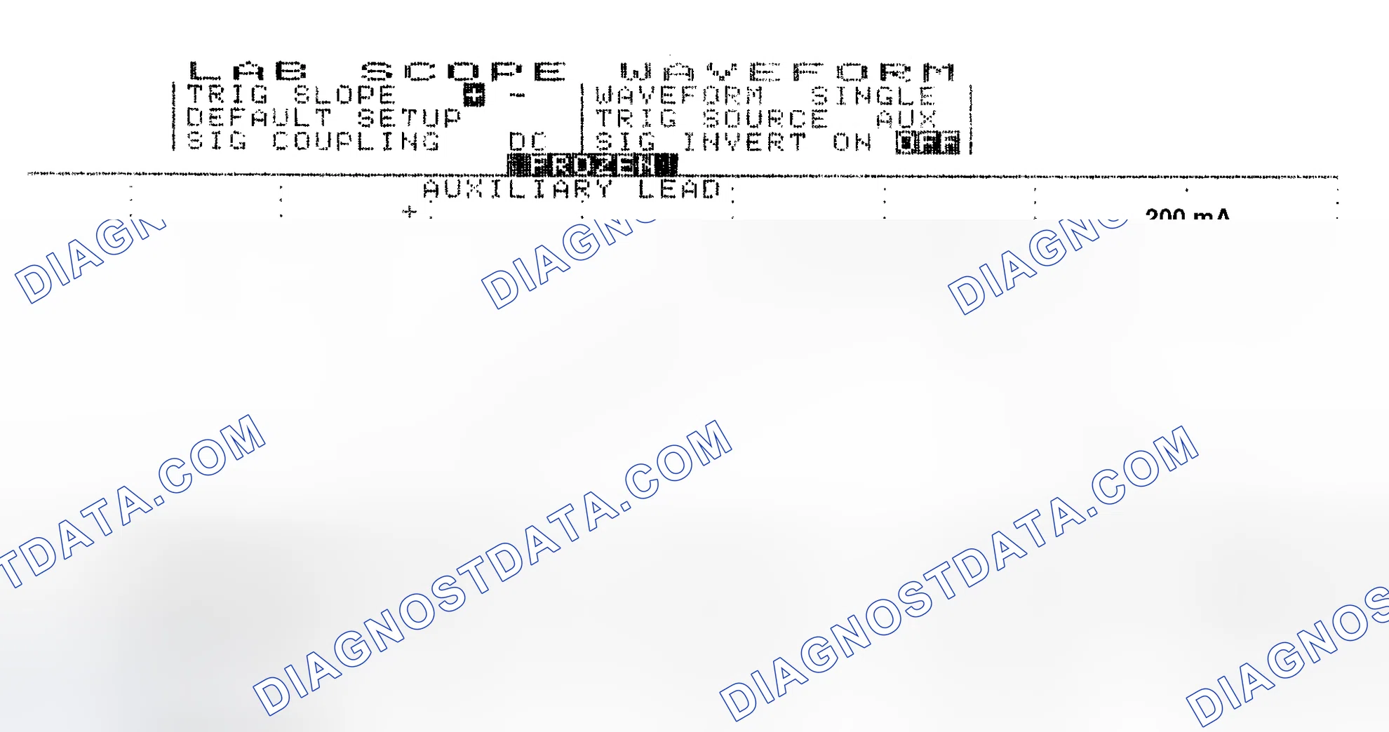 Scheme 13: Single Injector w/Normal Current Flow - Current Pattern