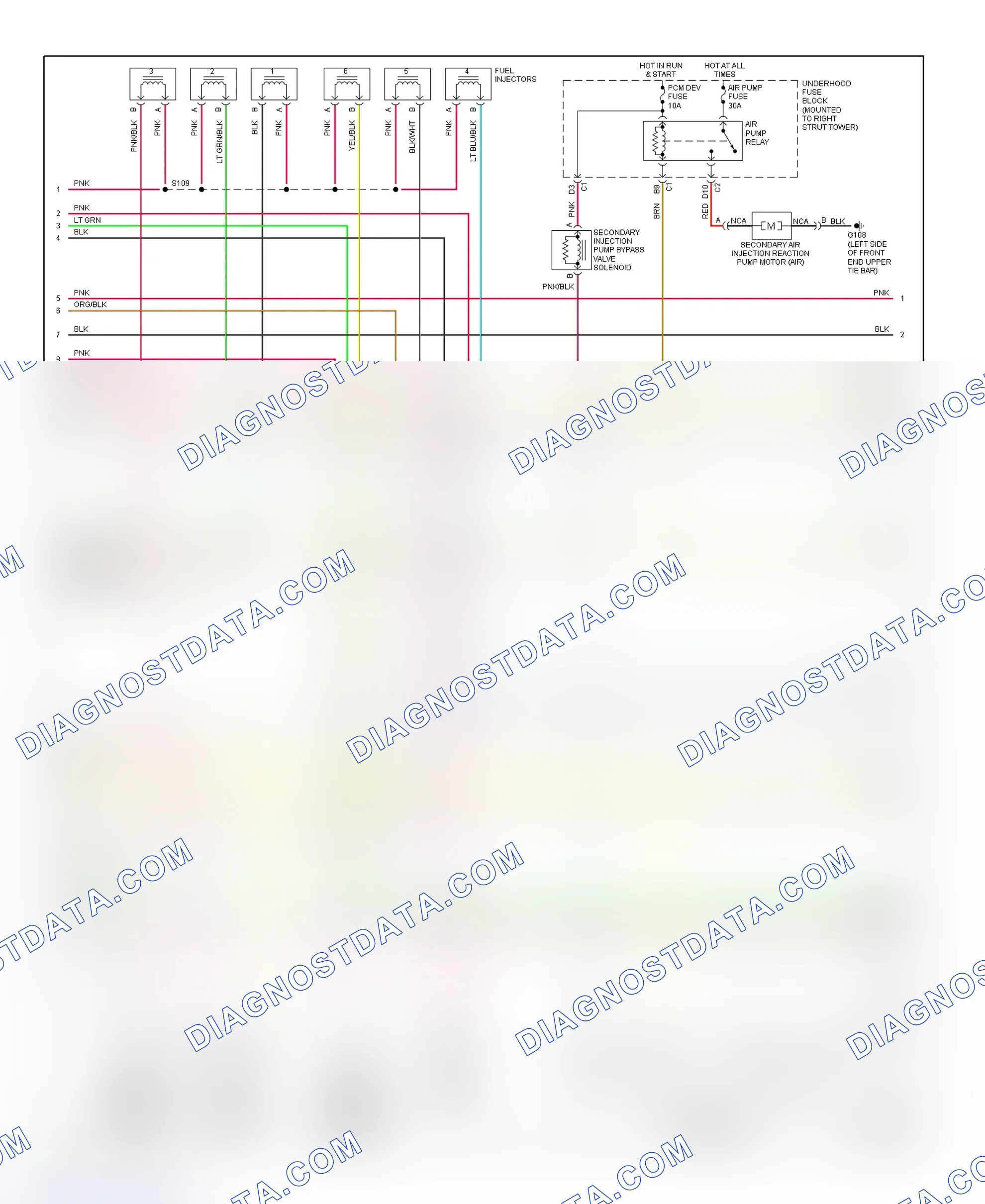Scheme 47: PCM Wiring Diagram (Century - 3.1L - 2 Of 4)