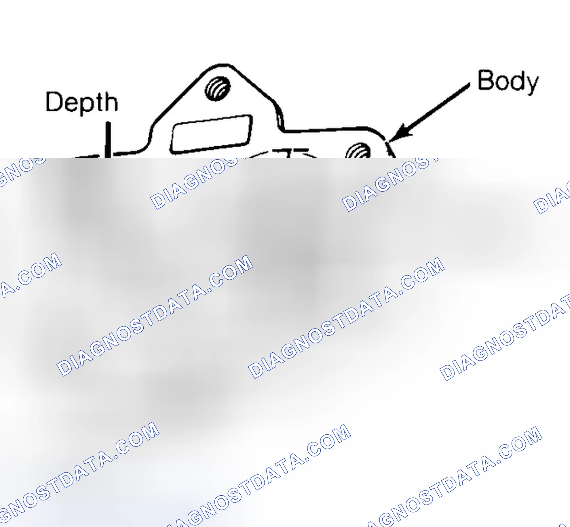 Scheme 35: Measuring Oil Pump Gear Cavity
