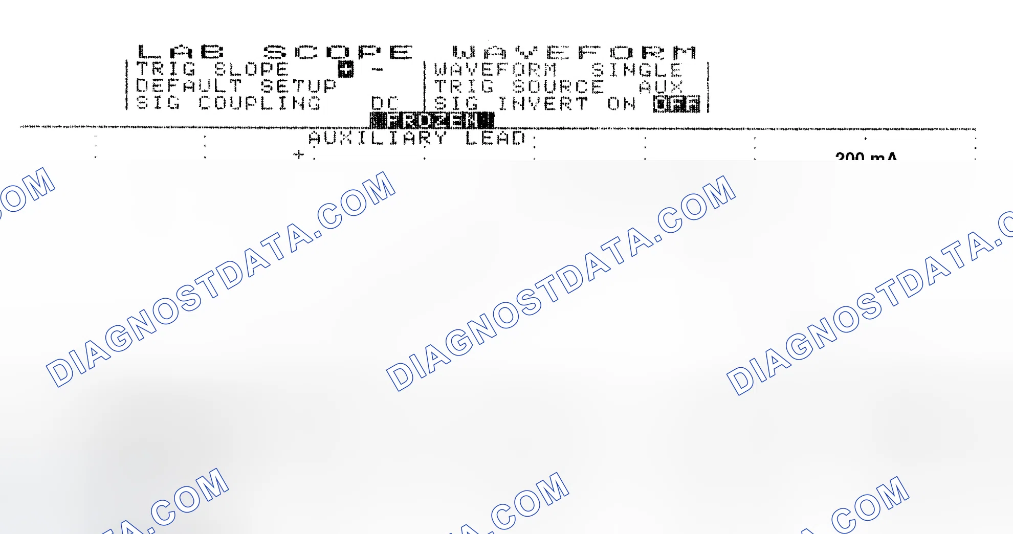 Scheme 13: Single Injector w/Normal Current Flow - Current Pattern
