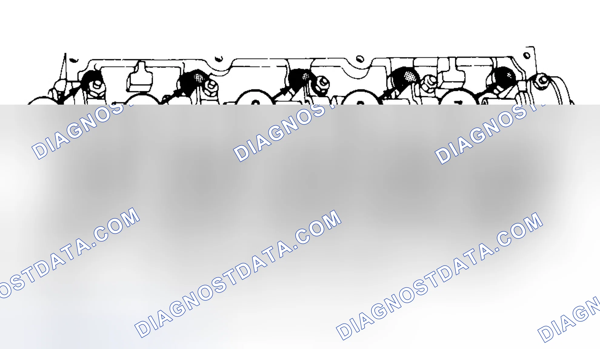 Scheme 7: Typical Cylinder Head Tightening or Loosening Sequence