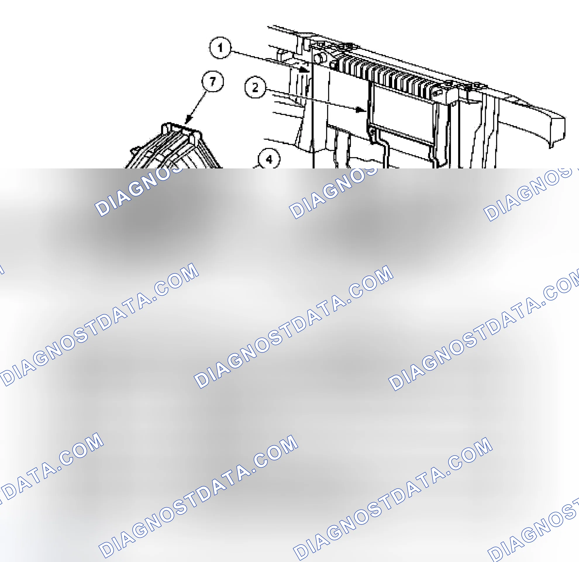Scheme 712: Transmission Cooling Components - 4R70W/4R75W Transmission