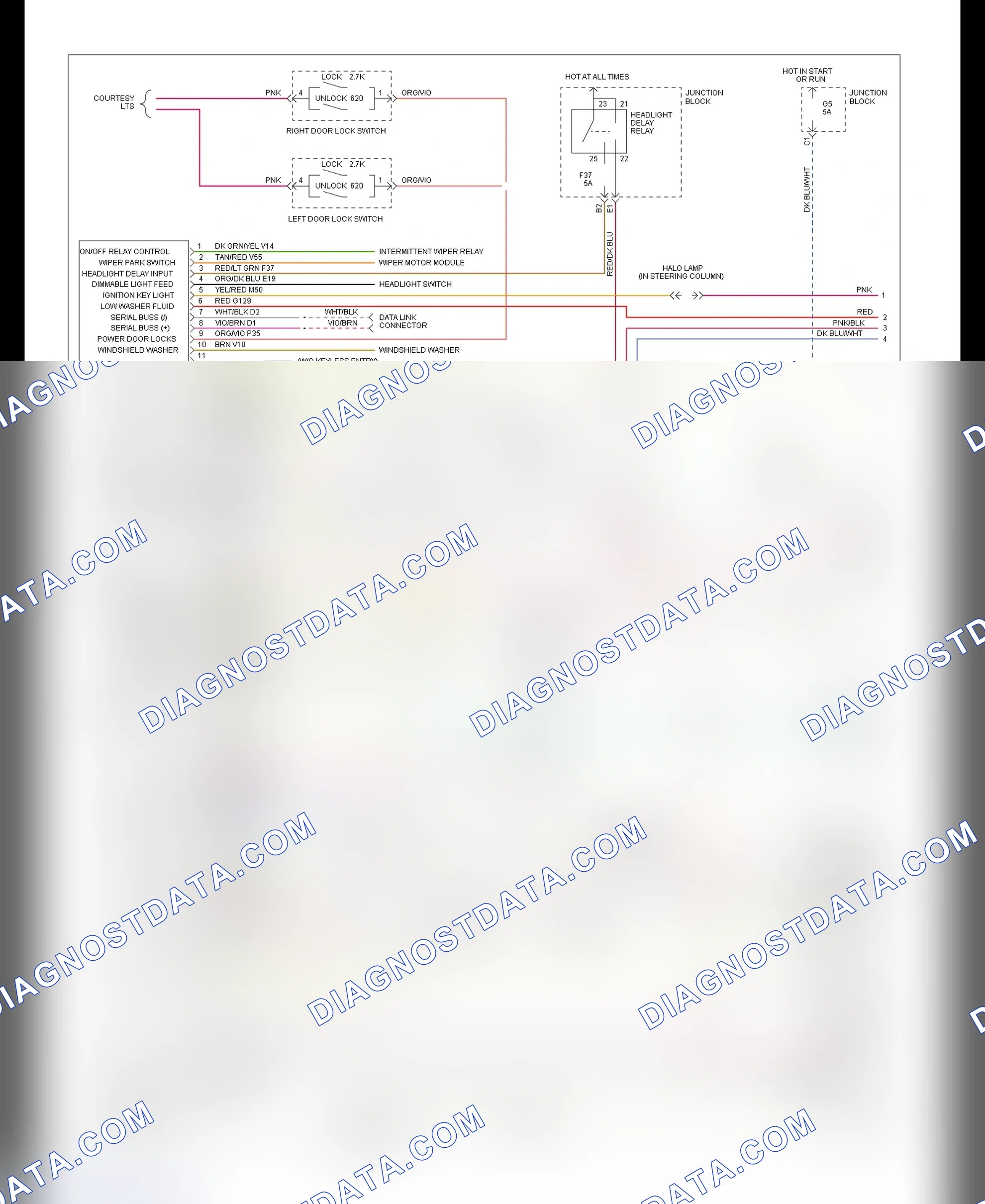 Scheme 22: BCM Wiring Diagram (1 Of 2)