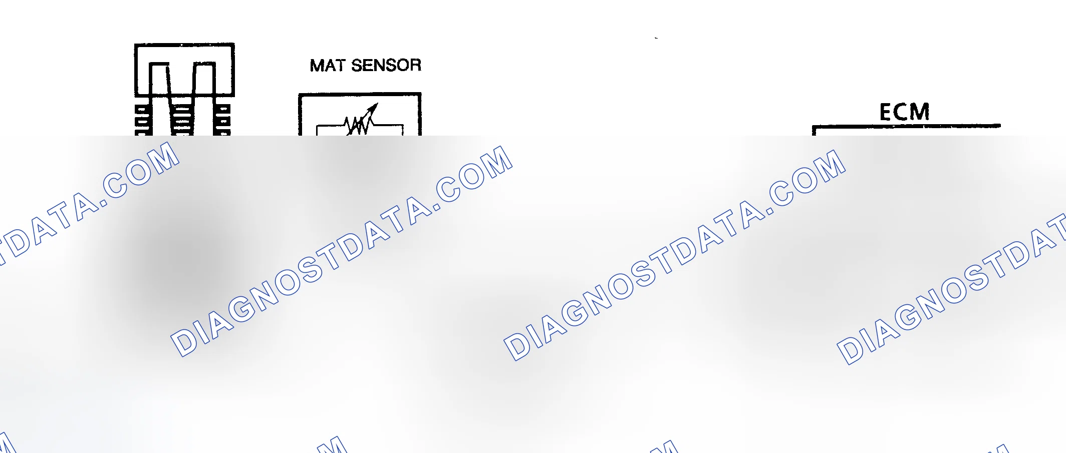 Scheme 84: Code 23 Schematic (2.5L & 4.3L Turbo) MAT Sensor Temperature Low