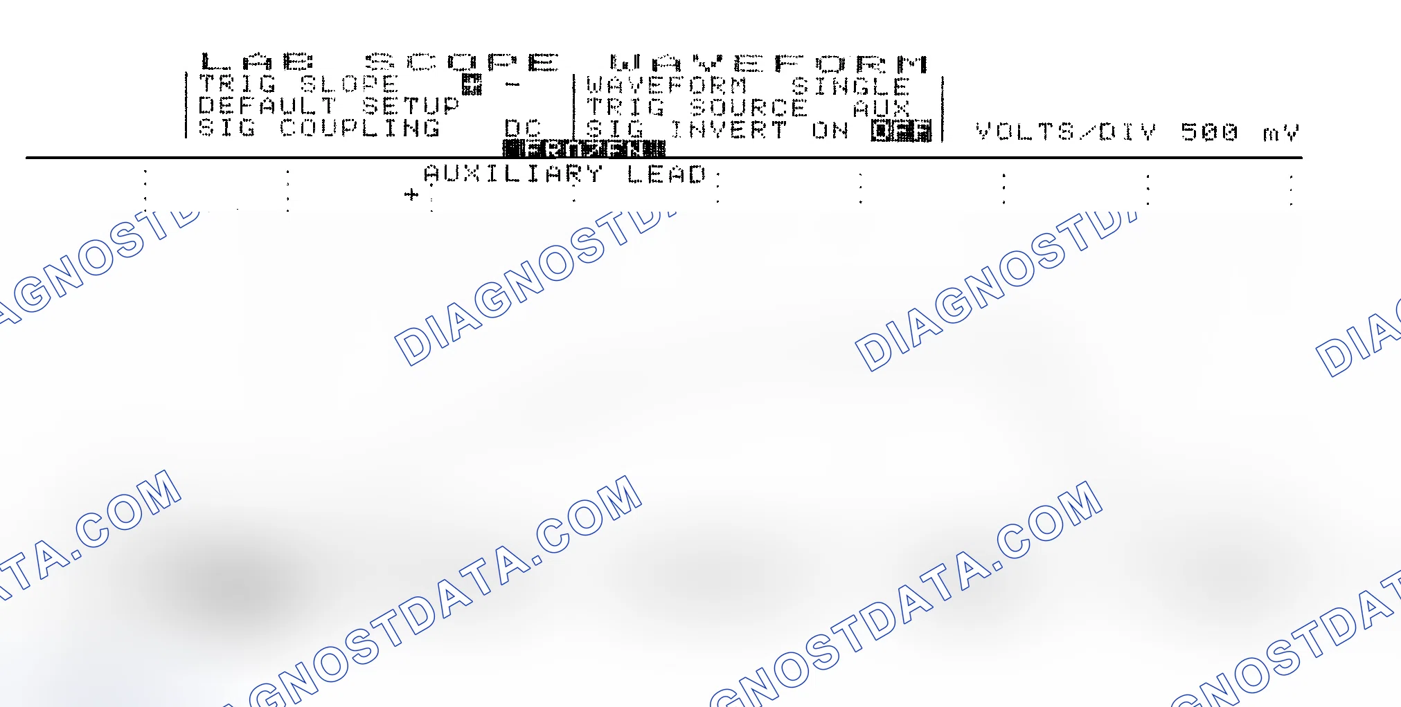 Scheme 14: Single Injector w/Excessive Current Flow - Current Pattern