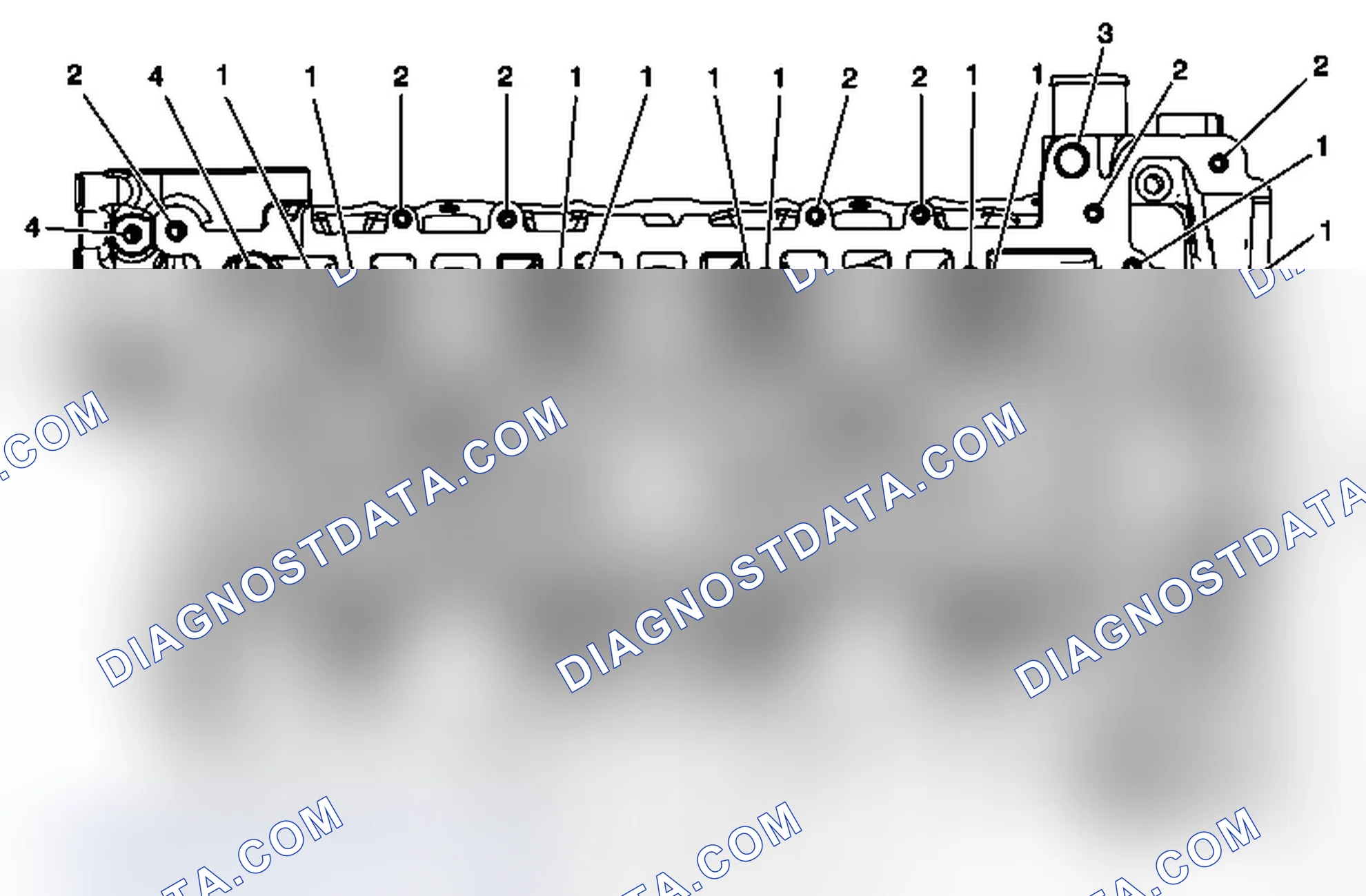Scheme 12: Cylinder Head- Top View