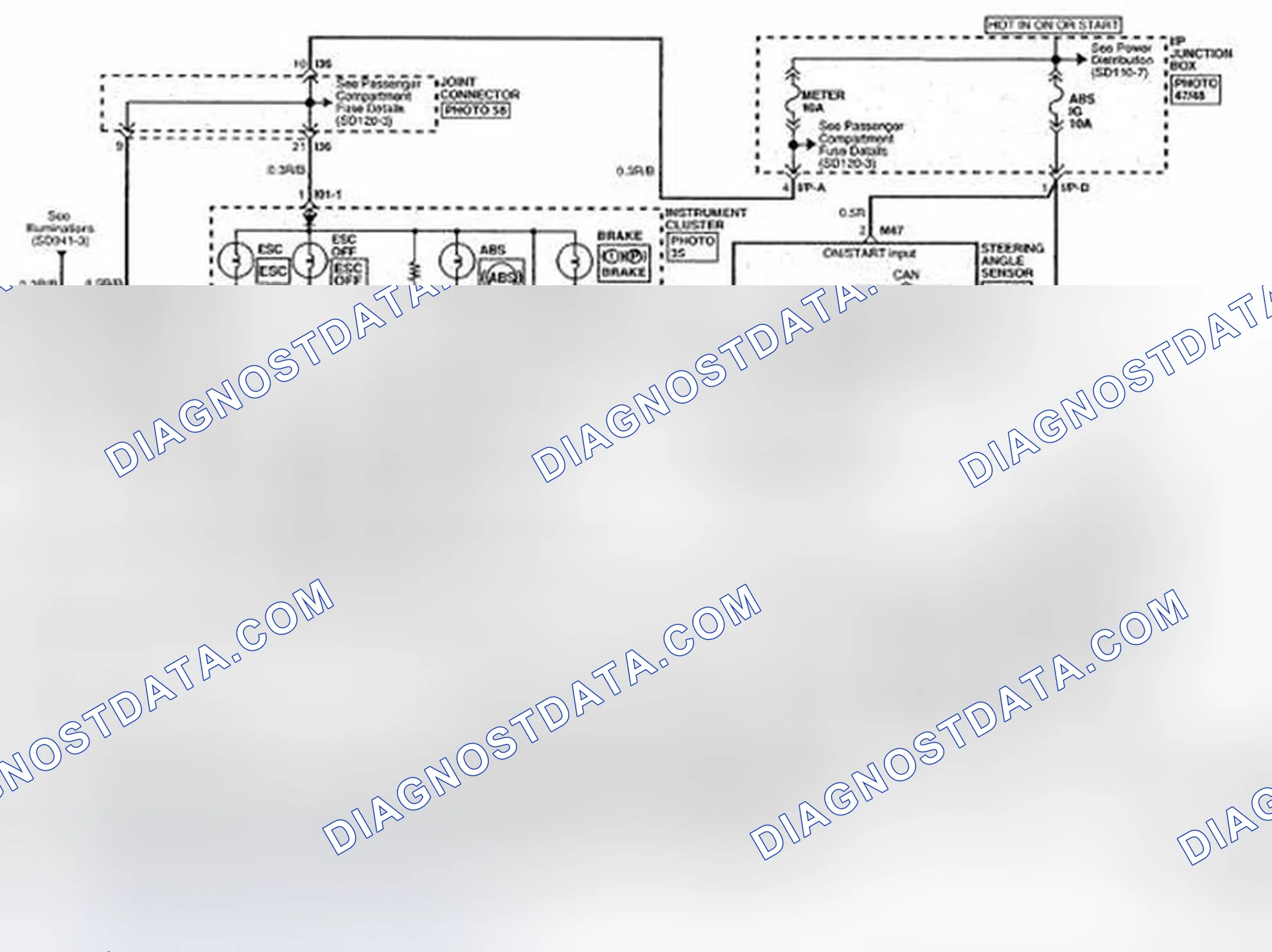 Scheme 127: ESC CIRCUIT DIAGRAM (1)