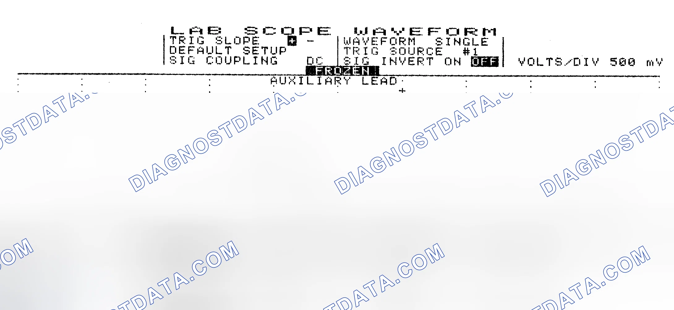 Scheme 10: Single Injector w/Excessive Current Flow - Current Pattern