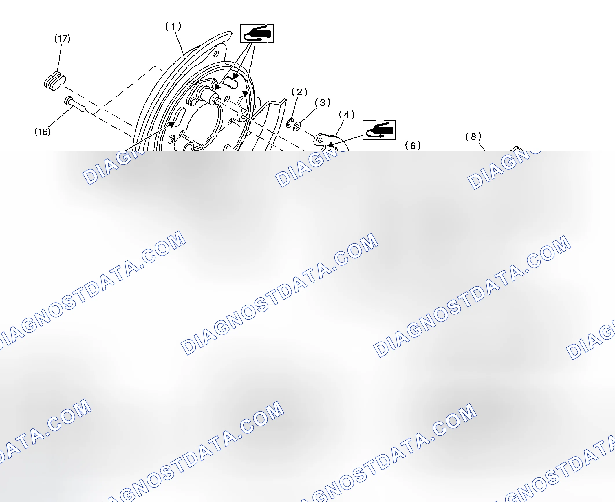 Scheme 4: PARKING BRAKE (REAR DISC BRAKE)