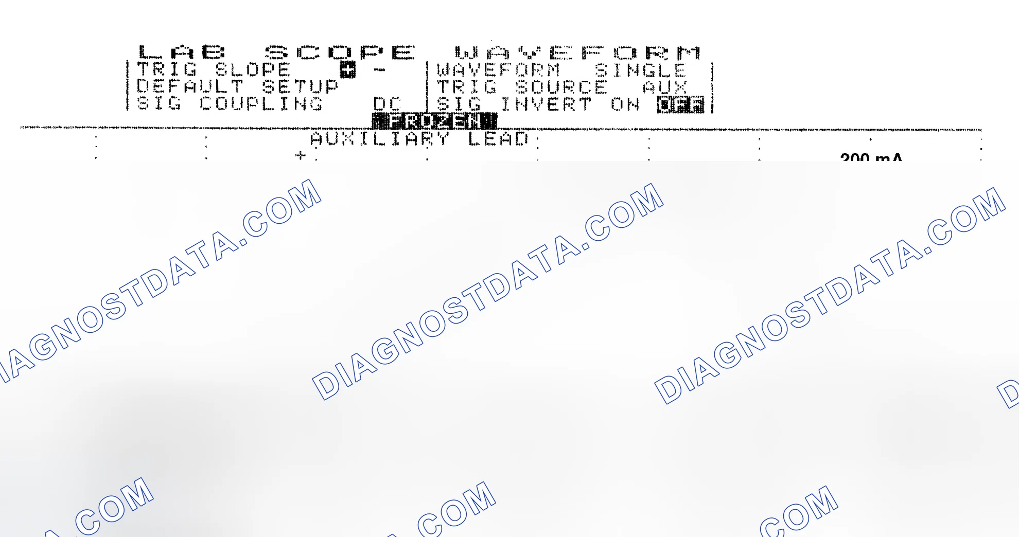 Scheme 13: Single Injector w/Normal Current Flow - Current Pattern